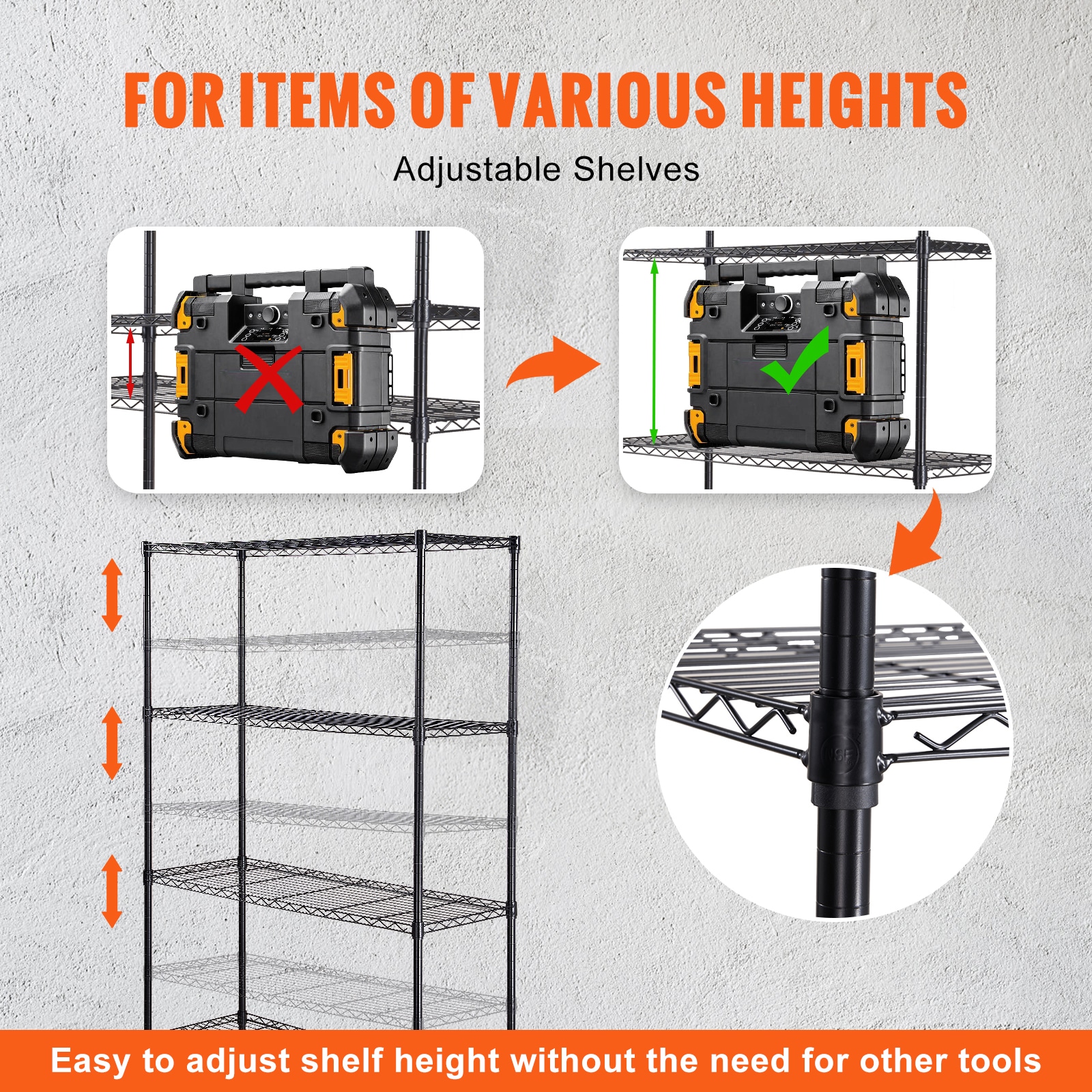 VEVOR SCYXLZLKHJC100971V0 Utility-Hooks-Racks - View #6