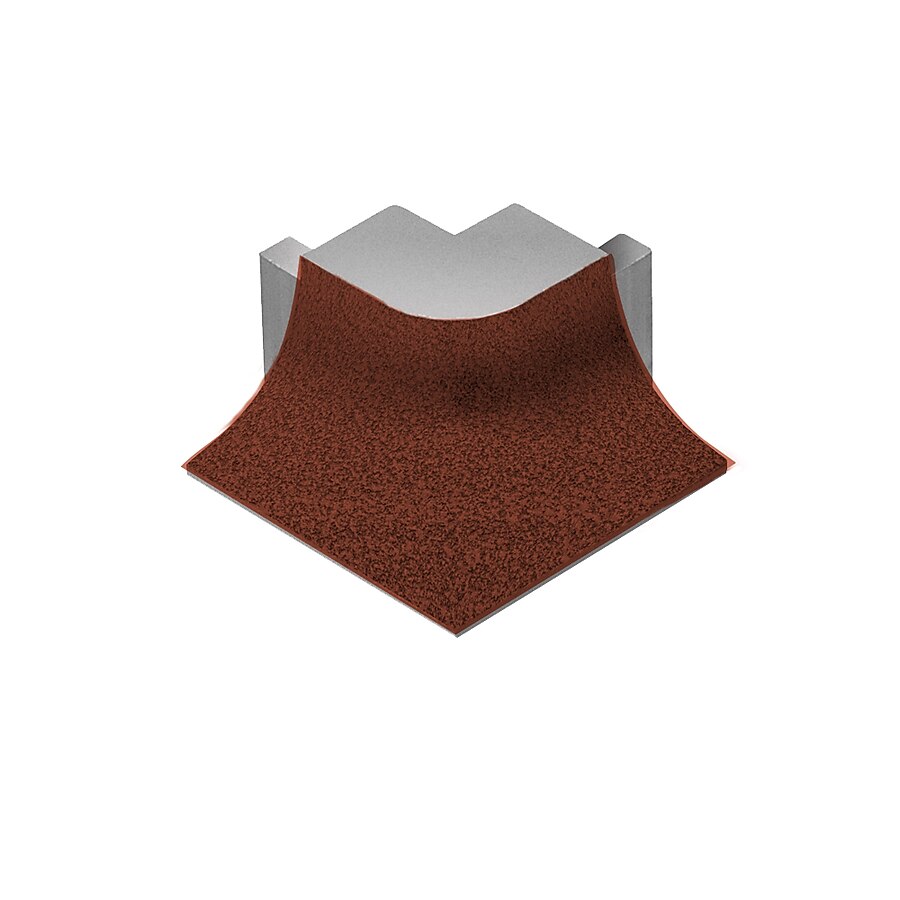 Schluter Systems Dilex-AHKA 0.563-in W x 1-in L Rustic Brown Textured Color-Coated Aluminum Tile Edge Trim Schluter Systems Dilex-AHKA 0.563-in W x 1-in L Rustic Brown Textured Color-Coated Aluminum Tile Edge Trim