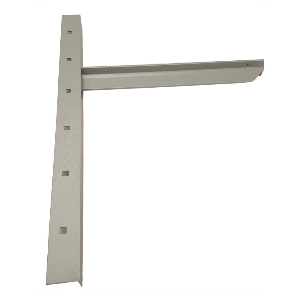 CounterBalance CCH-CBCBE-18GR Extended concealed bracket 20-in x 2-in x 26-in Gray Steel Countertop Support Bracket