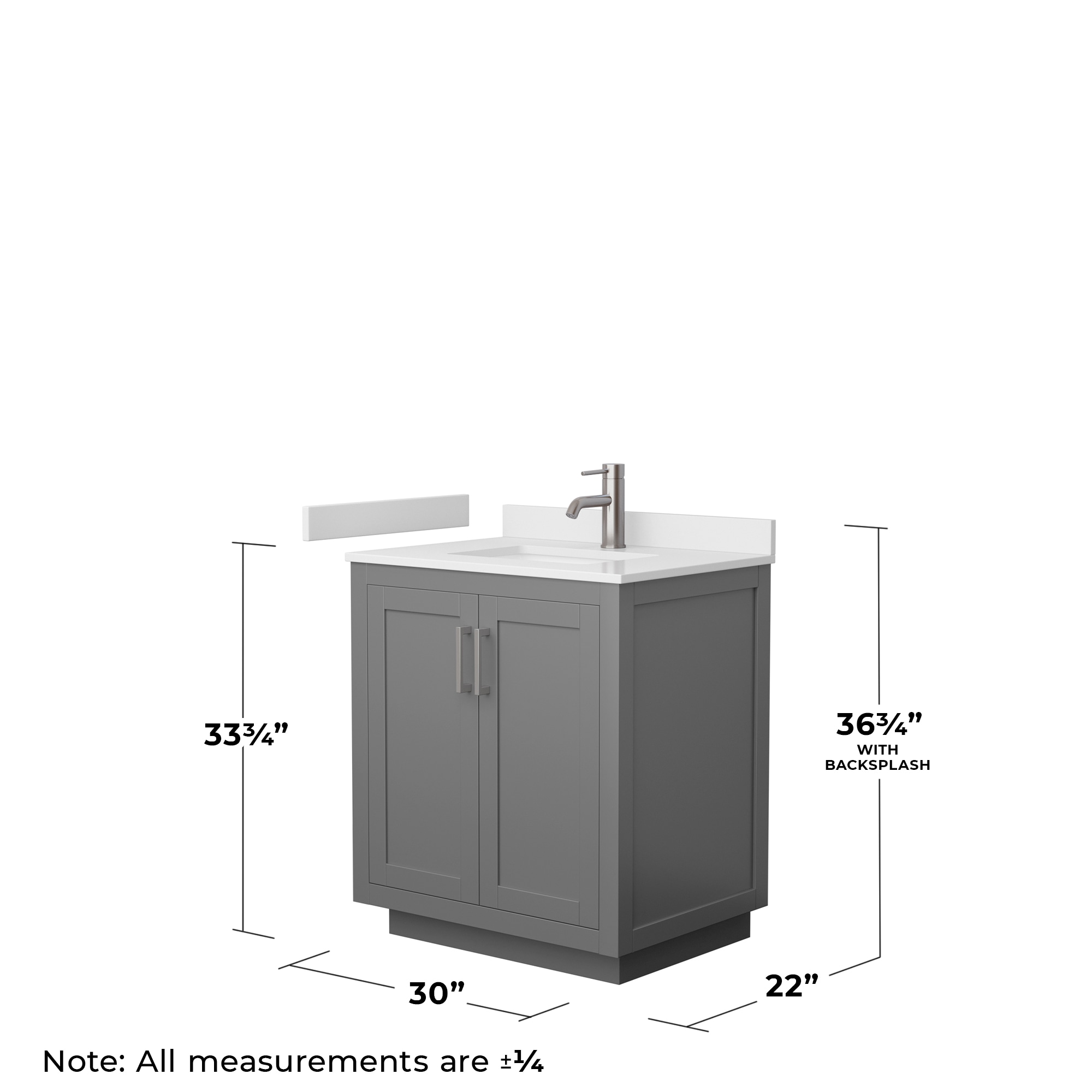 Wyndham Collection WCF292930SKGWCUNSMXX Bath-Vanity-Combo - View #5
