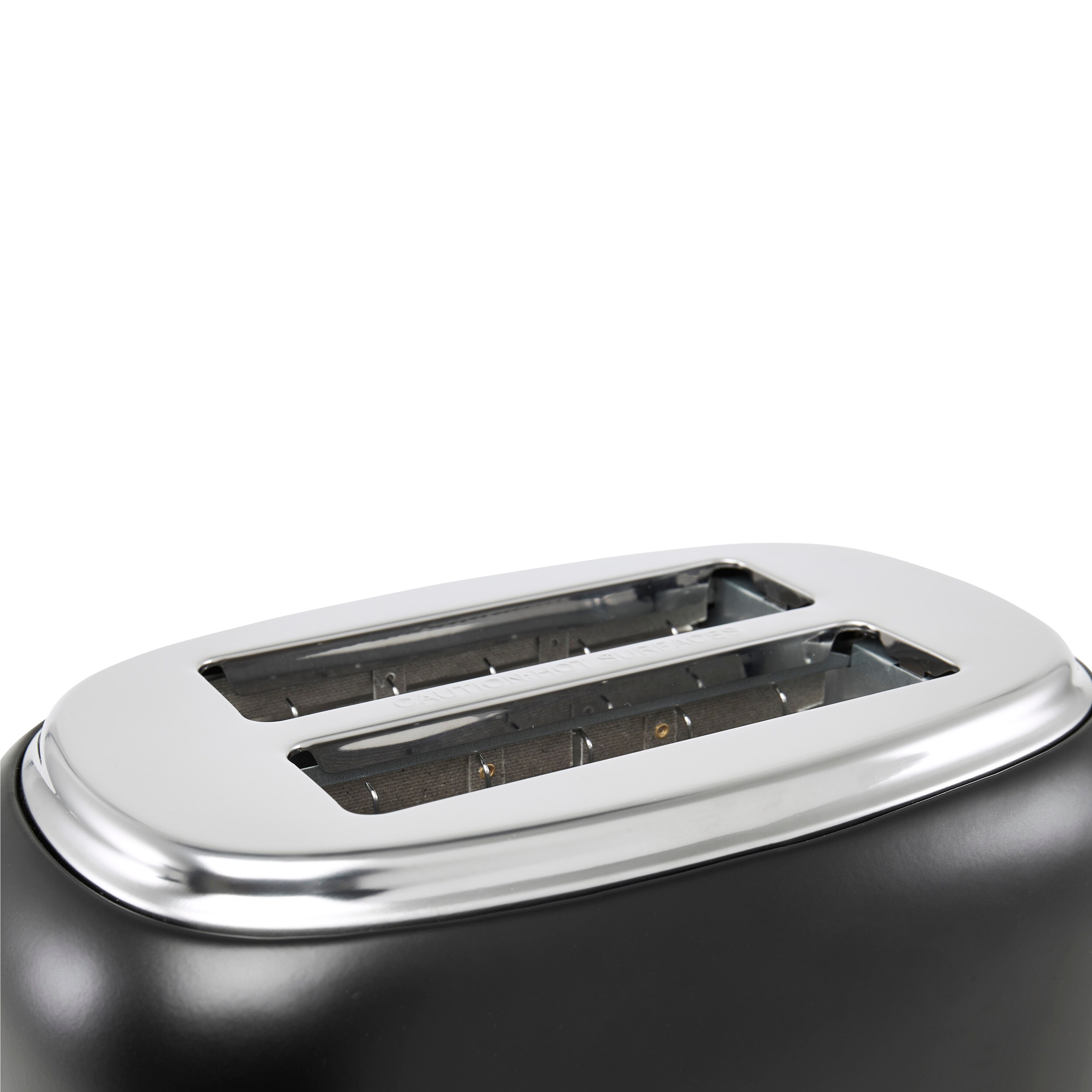 Haden Heritage 2-Slice Wide Slot Toaster, Black / Chrome - 75097