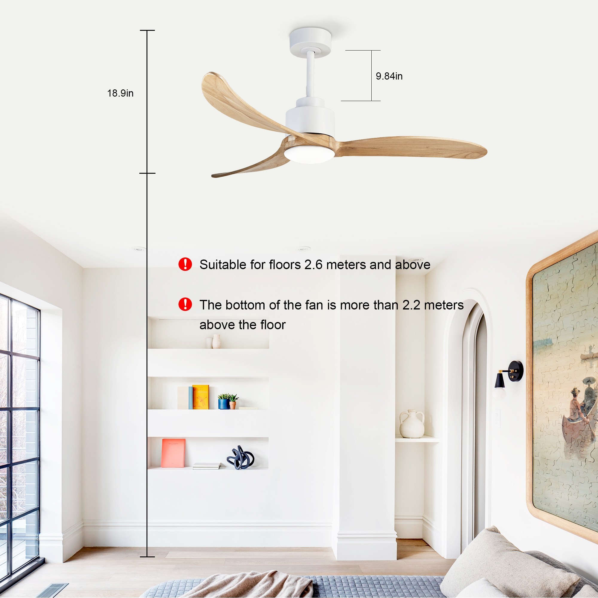 ToolCat SF1-41-YT Ceiling-Fans - View #3