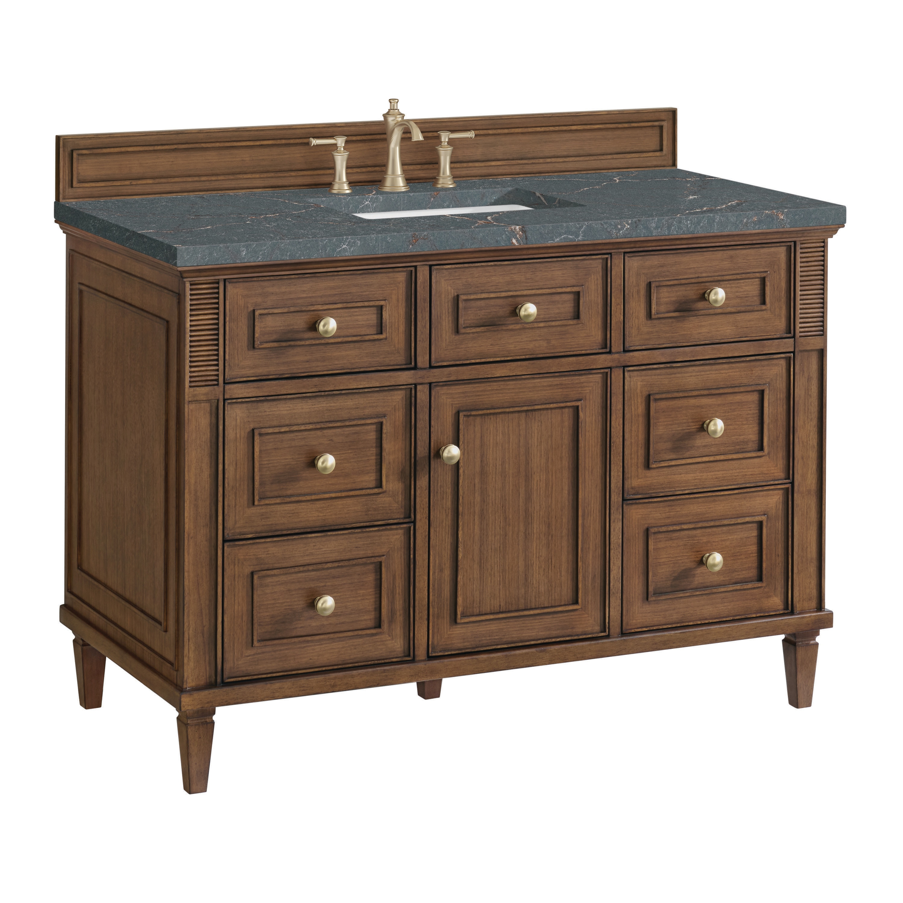 James Martin Vanities 424-V48-WLT-3PBL Bath-Vanity-Combo - View #6
