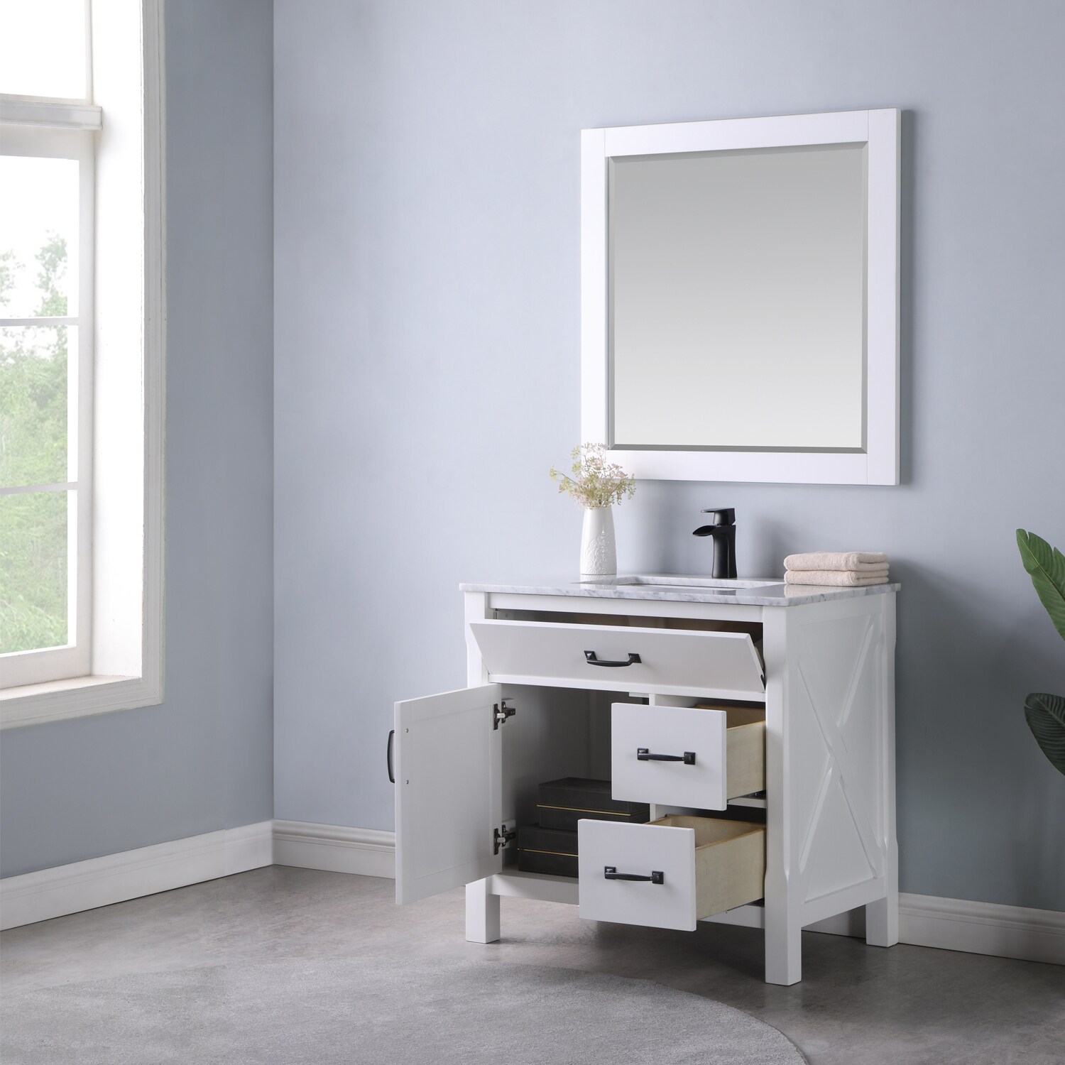 Altair 535036-WH-CA Bath-Vanity-Combo - View #7