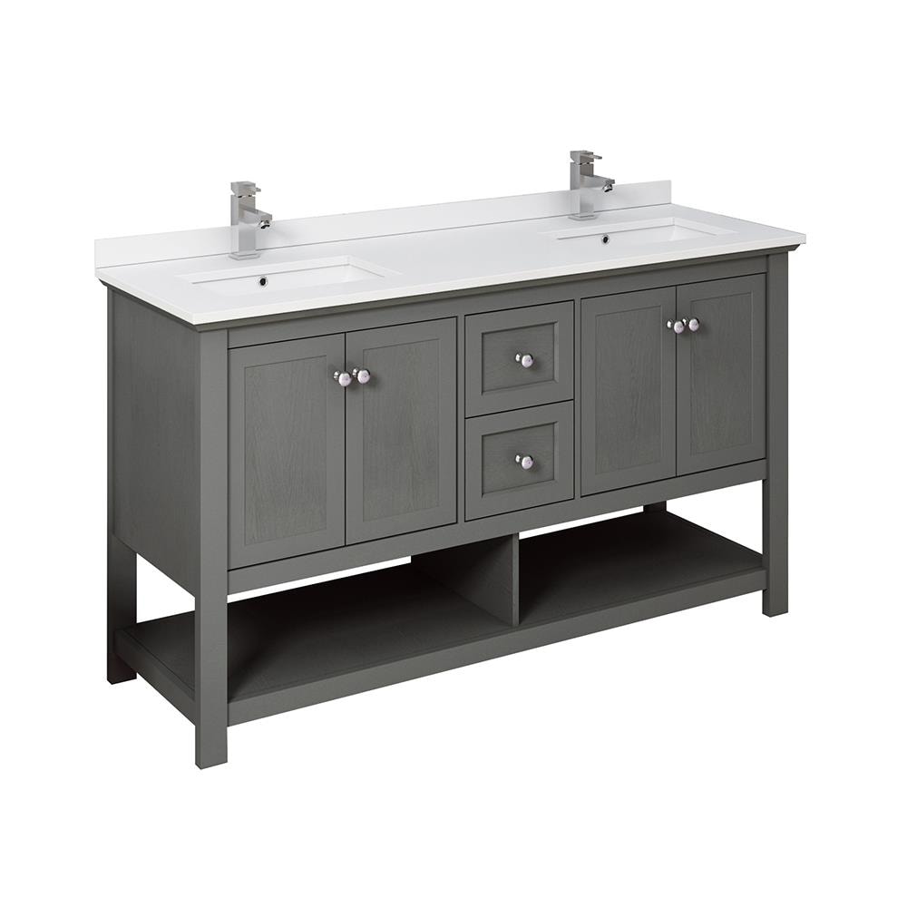 Fresca FCB2360VG-D-CWH-U Bath-Vanity-Combo - View #2