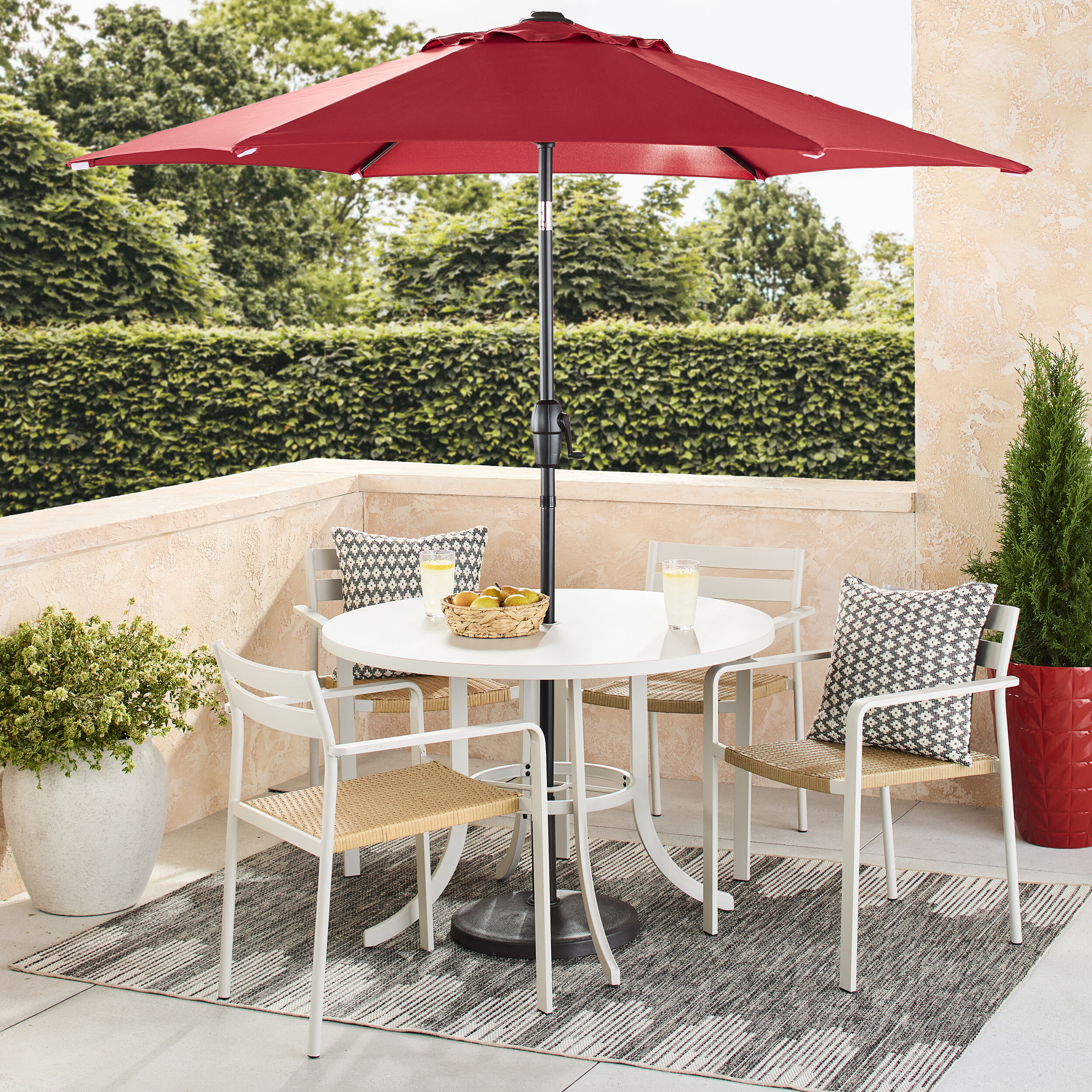 Style Selections Darcy 5-Piece White Patio Dining Set