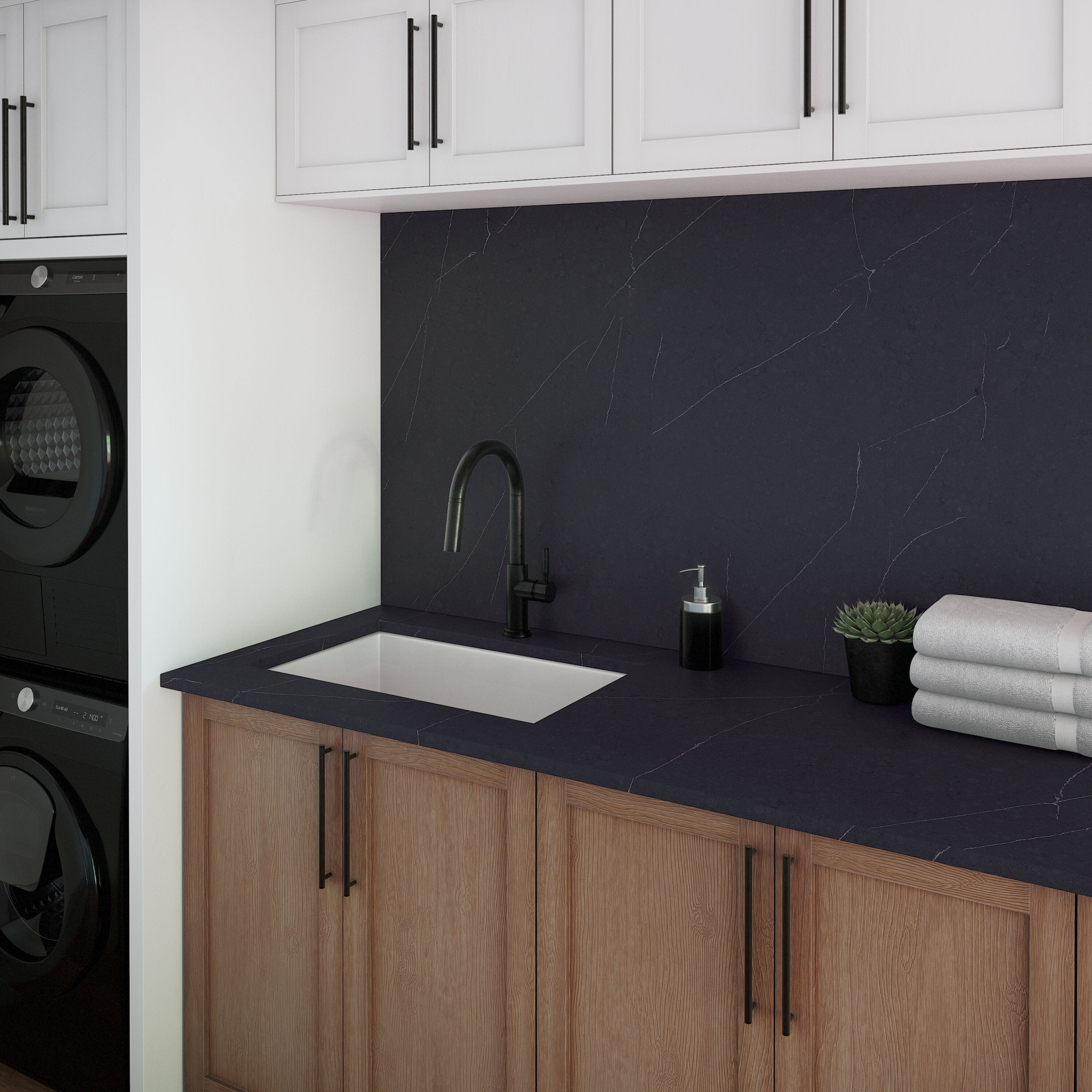 ONE Quartz OQ03SLBM11/4X1U Countertop-Samples - View #4