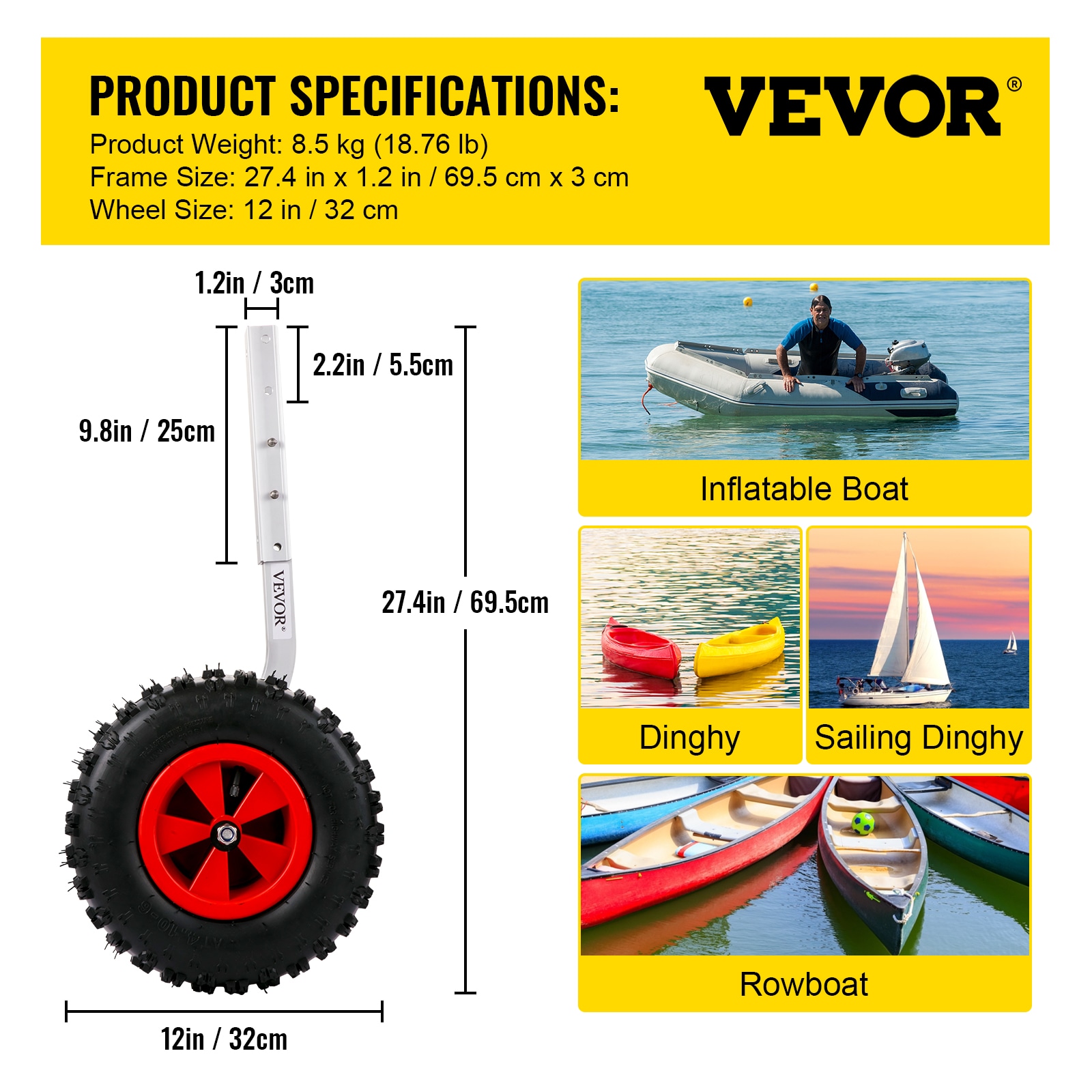 VEVOR CYXSLYCB125003U3AV0 Boat-Hardware - View #8