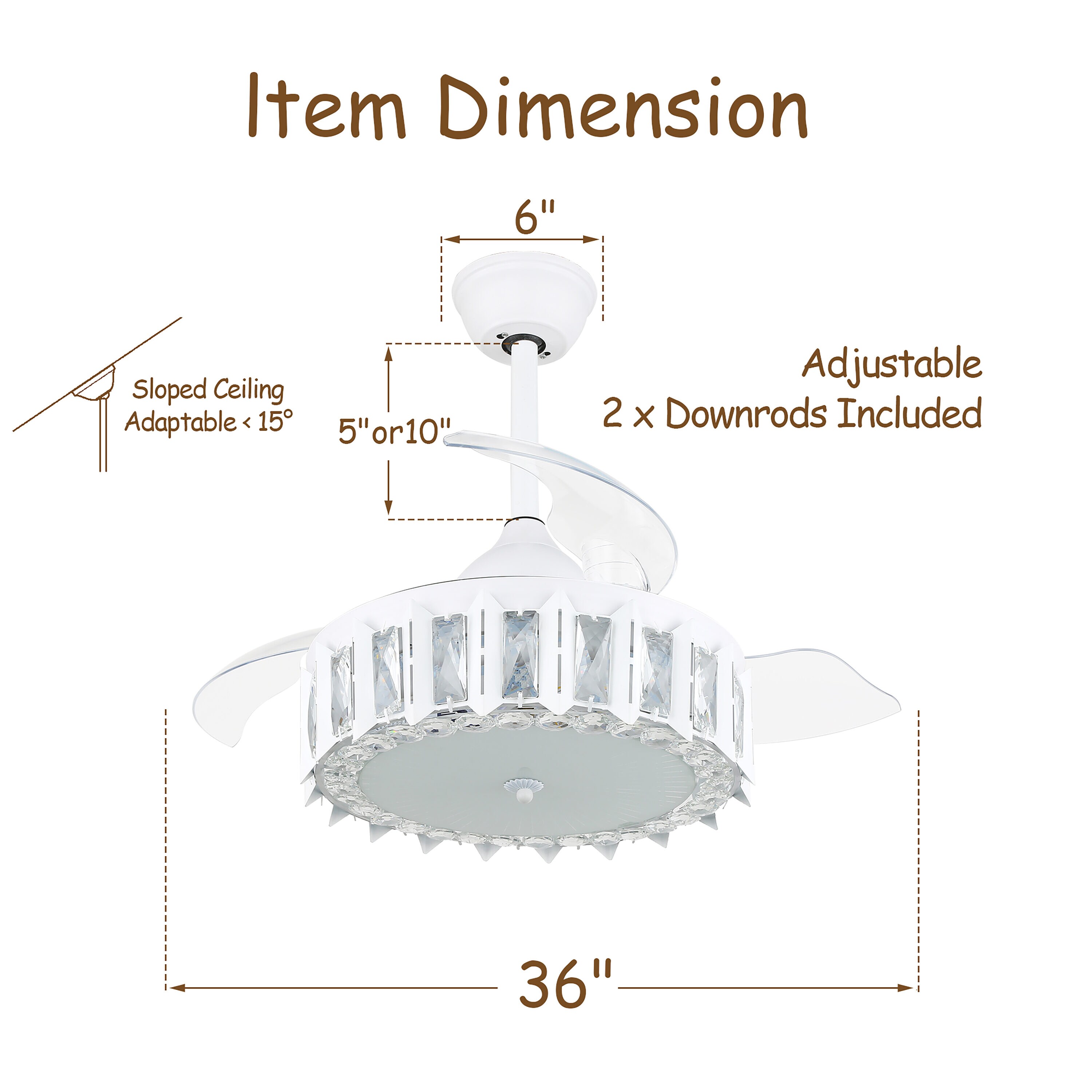 Cusp Barn BD3656-W Ceiling-Fans - View #7