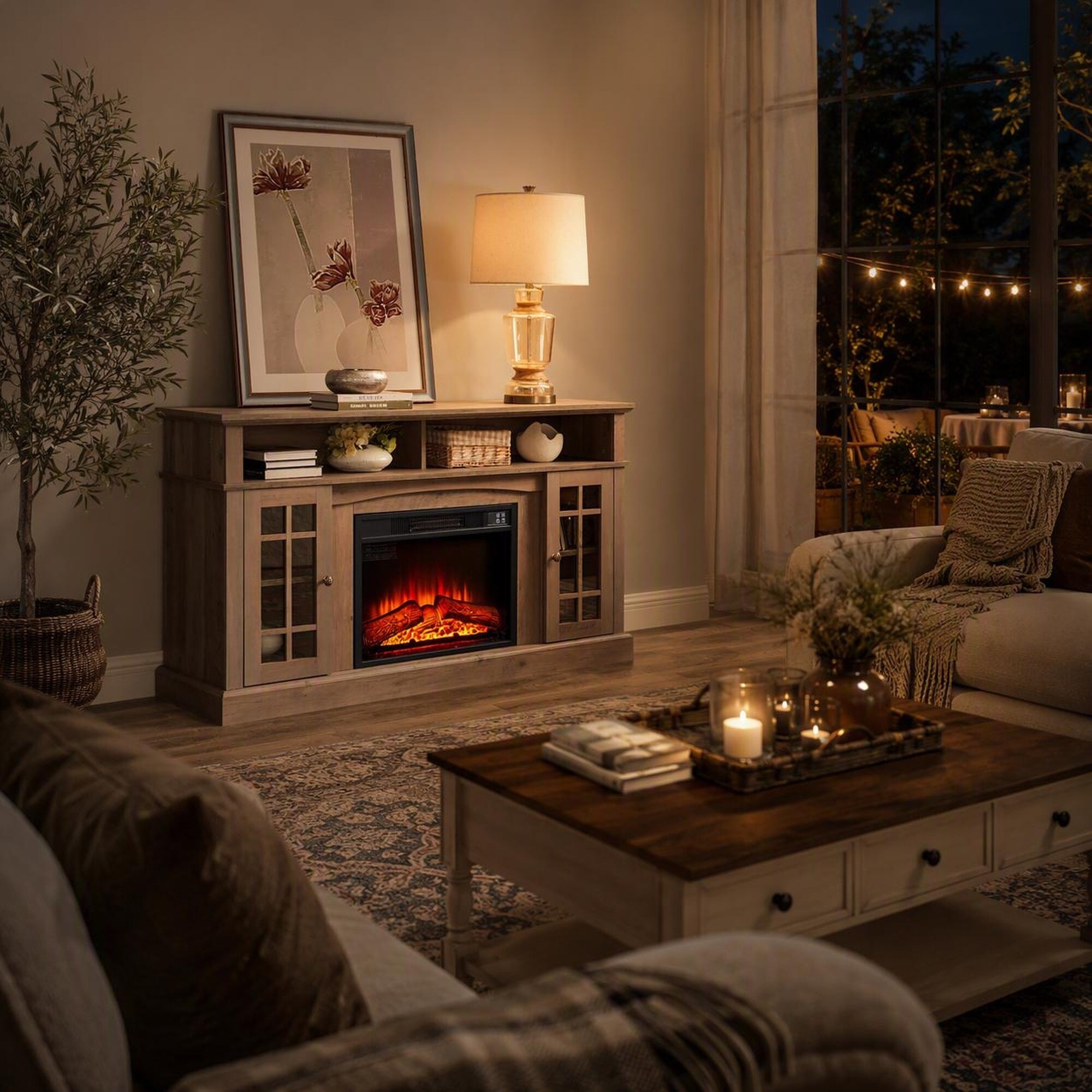 TEINIE HJJ-W2275S00013 Electric-Fireplaces - View #3