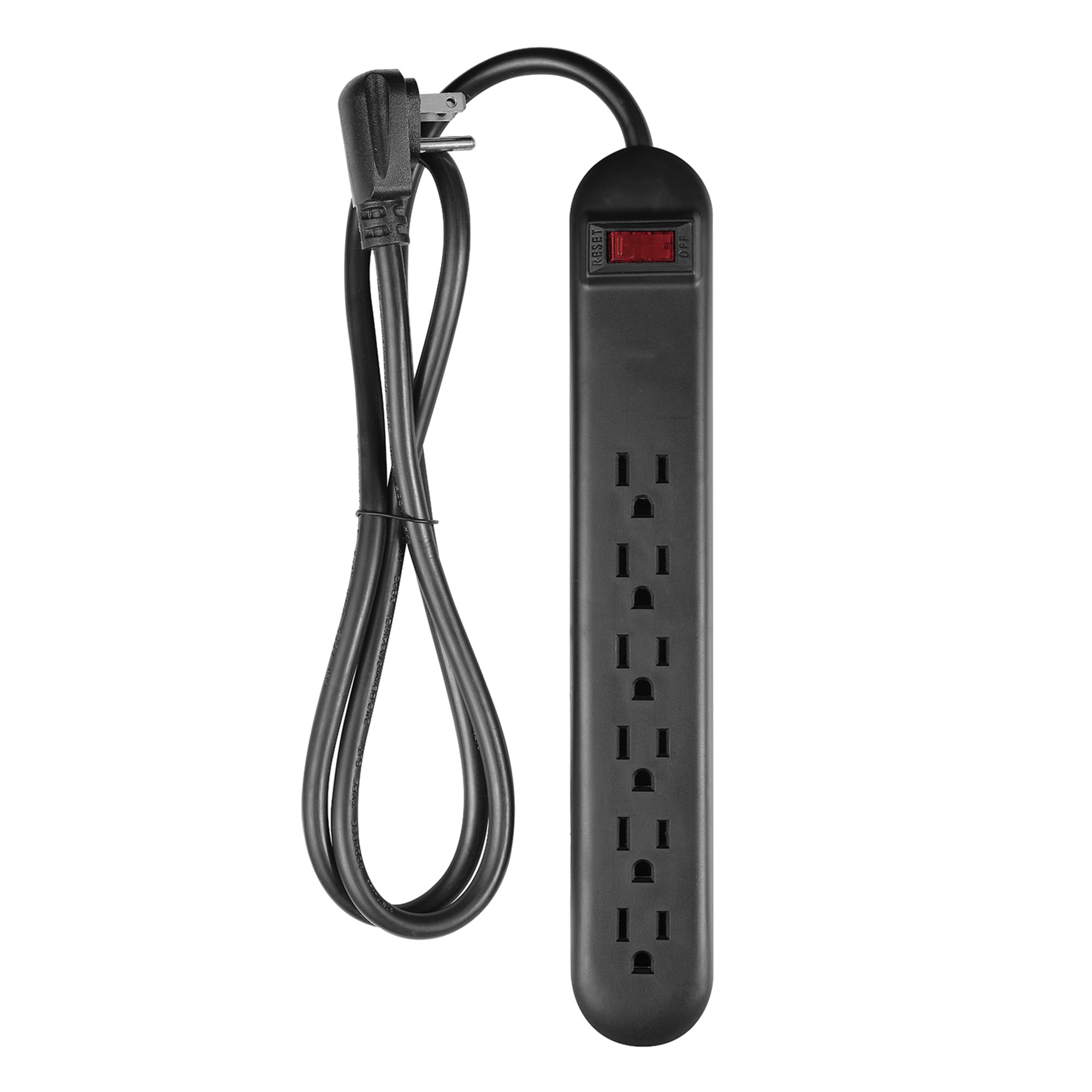 Digital Energy 15 FT USB-C and USB-A 8 Outlet 4200 Joules Surge Protector  Power Strip, 3 Wide Spaced Outlets, White