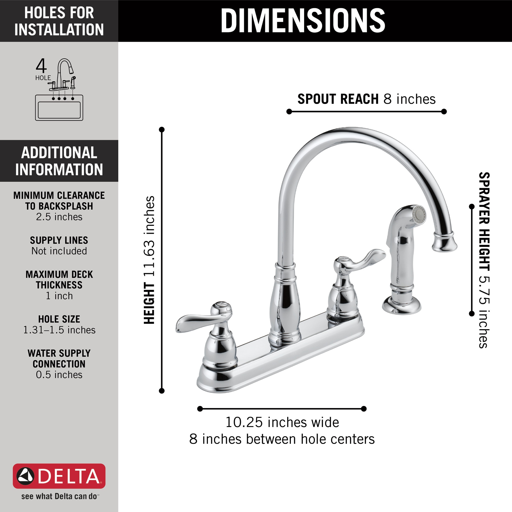 Delta 21996LF Kitchen-Faucets - View #3