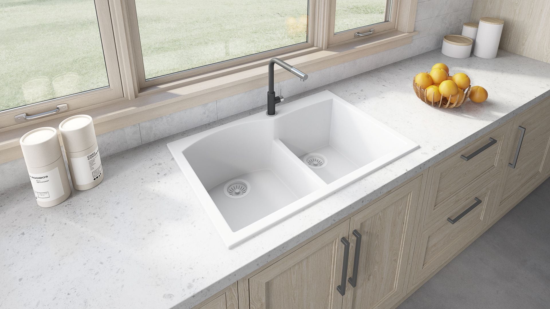Ruvati RVG1345WH Kitchen-Sinks - View #9