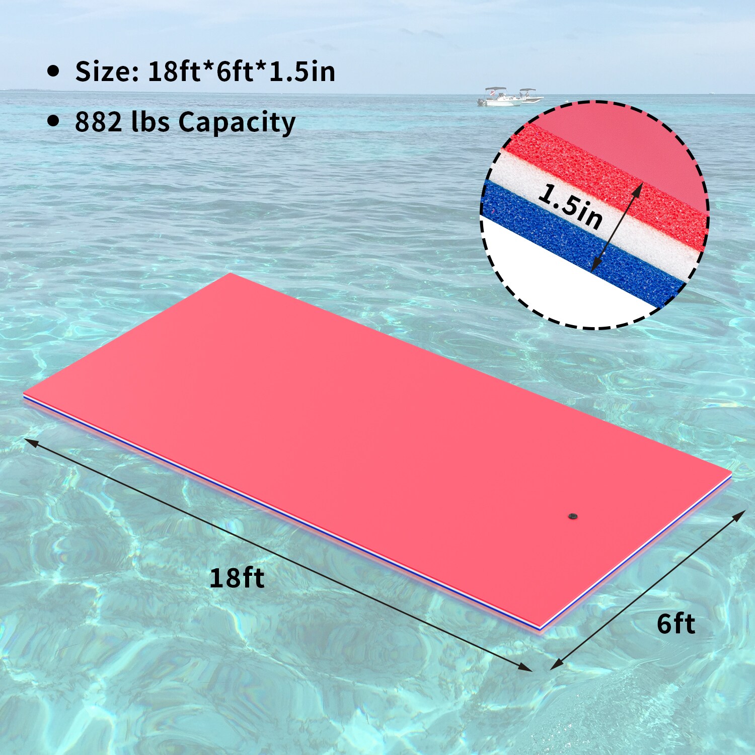 RaDEWAY SO030104-REBL-18FT Pool-Toys-Floats - View #6