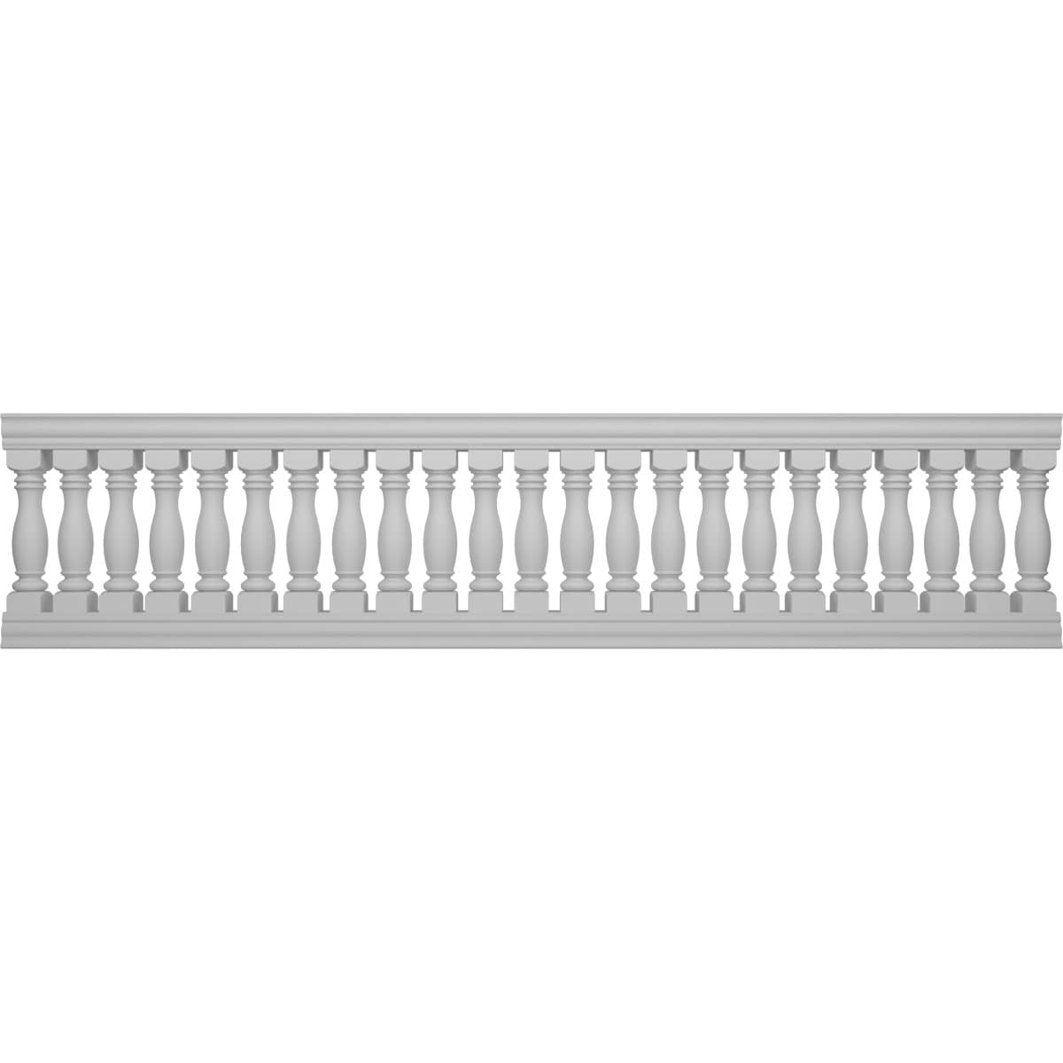 Ekena Millwork BALK38X156EMG FiberThane 13-Feet x 38-Inches Embassy Fiberglass Deck Rail Kit