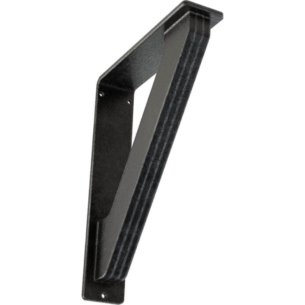 Ekena Millwork BKTM02X07X10TTRAPW Traditional 7.5-in x 2-in x 10-in Gray Wrought iron Countertop support bracket