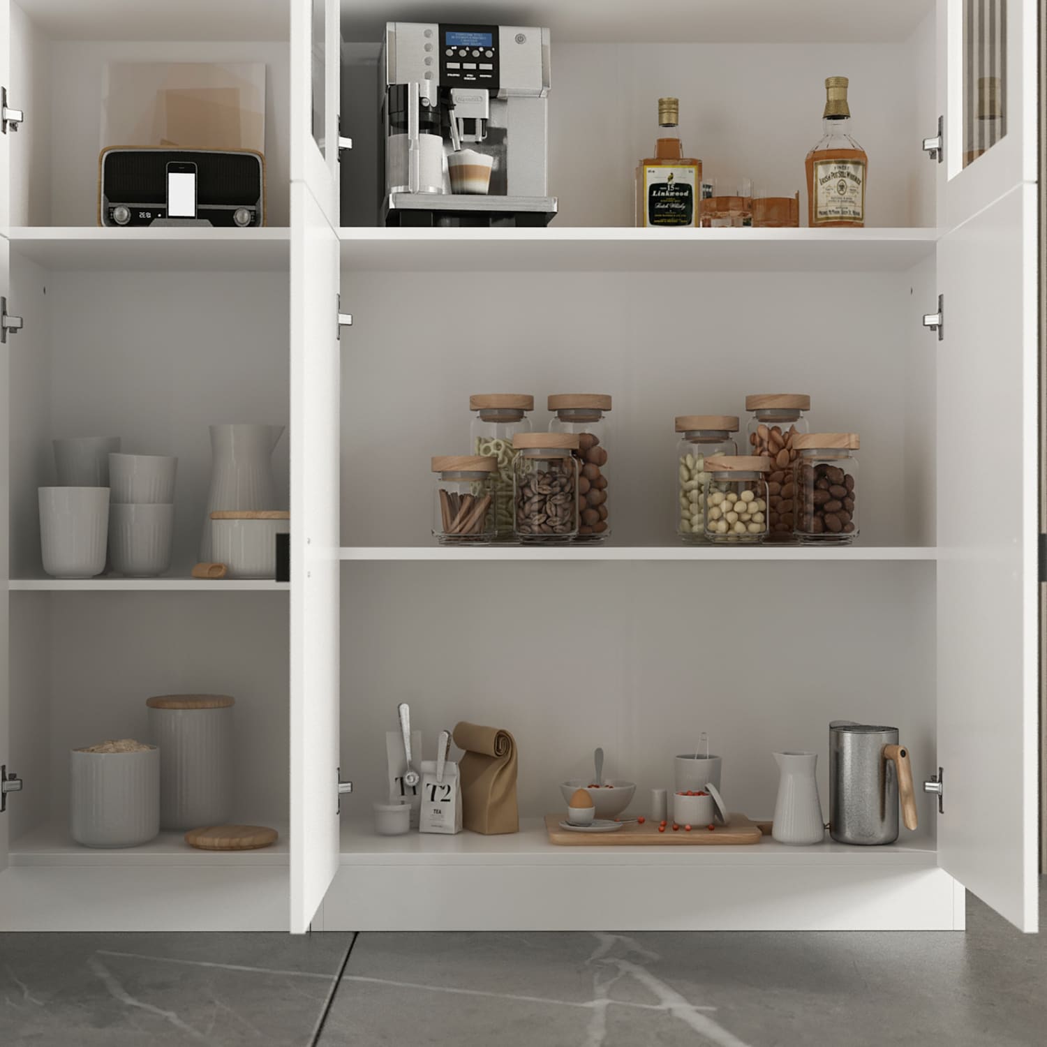FUFU&GAGA KF210158+160+163 Utility-Storage-Cabinets - View #4