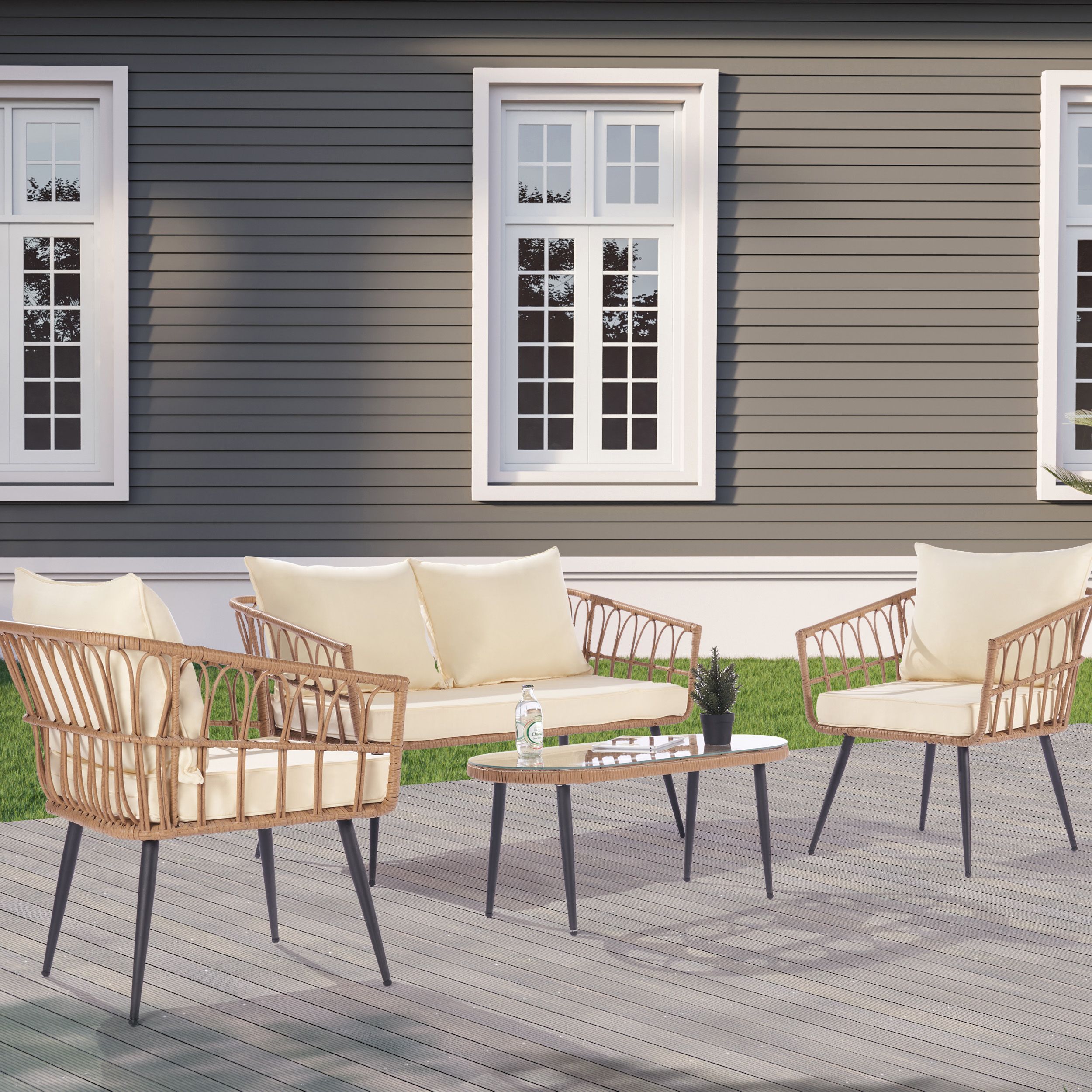 SANSTAR LRS-DS71BE Patio-Conversation-Sets - View #3