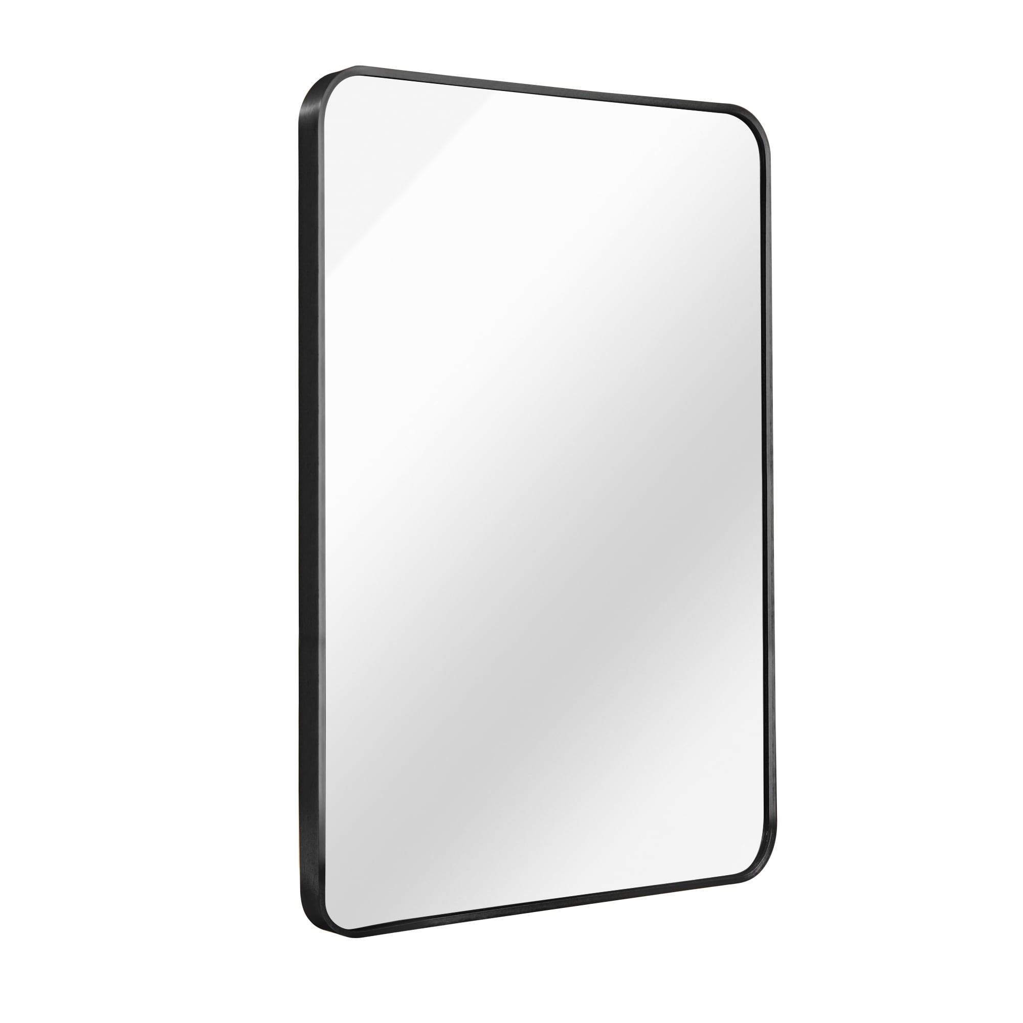 AAZJ 24-in x 32-in Bathroom Vanity Mirror (Black) JHR-MR2432BK at Lowes.com