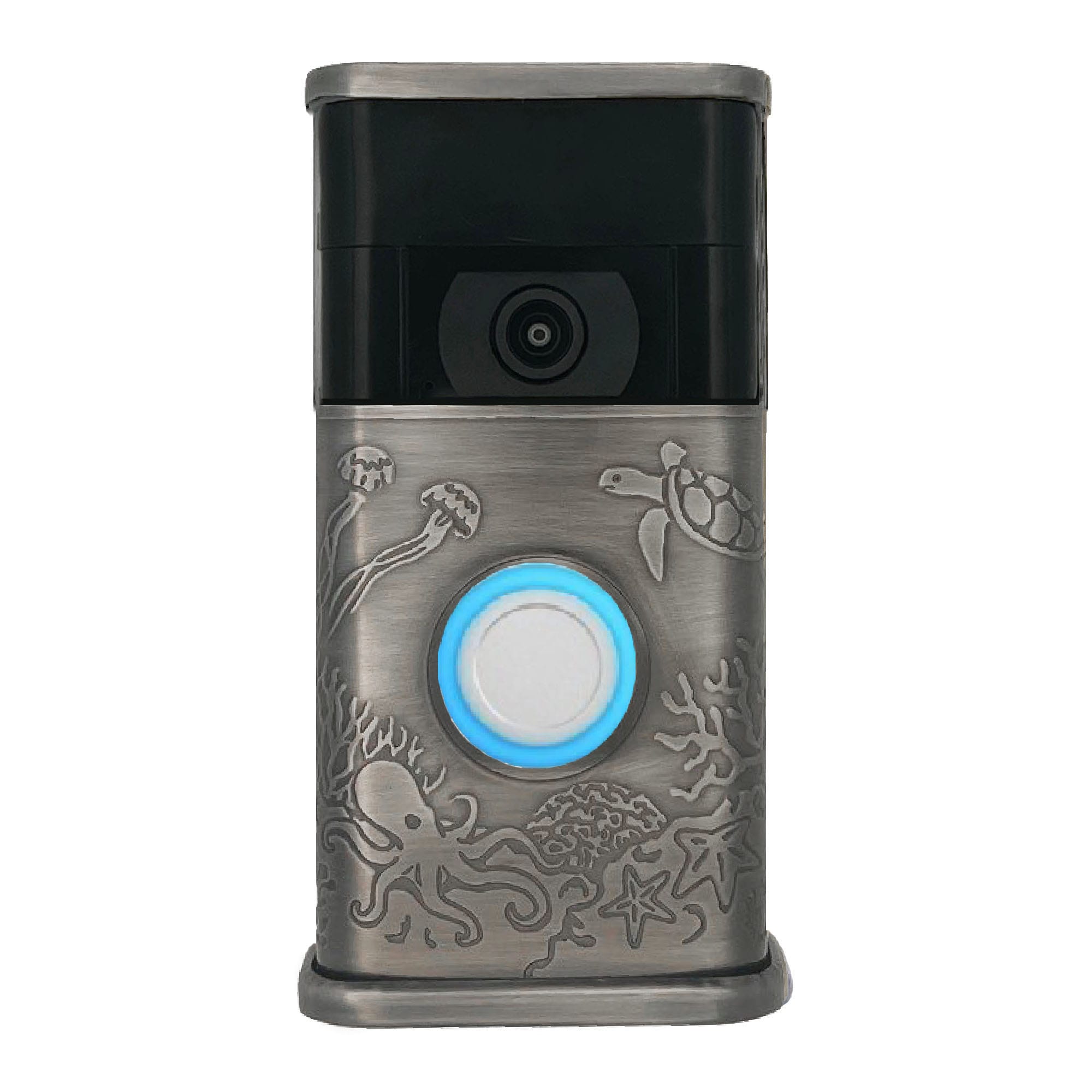 Michael Healy MHVR30065 Video Doorbell Decorative Covers (R3 Collection) Gray Doorbell skin