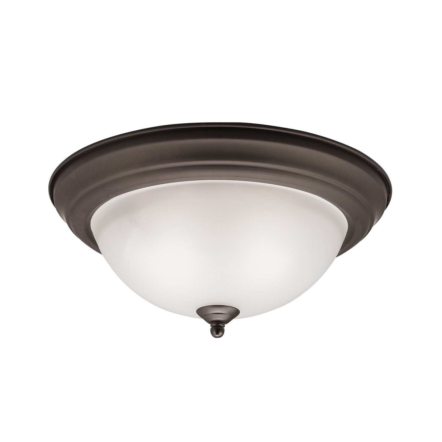 Kichler 8112OZ 2 -Light 13.25-in Bronze Flush Mount Light