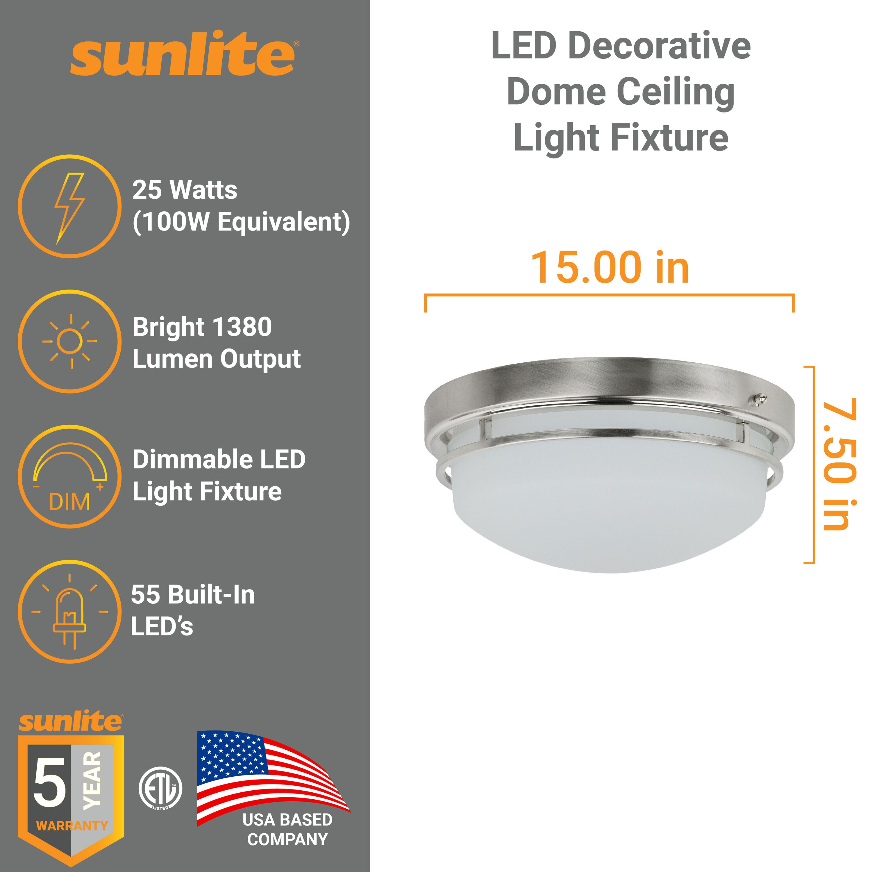 Sunlite 49055-SU flushmounts - View #2