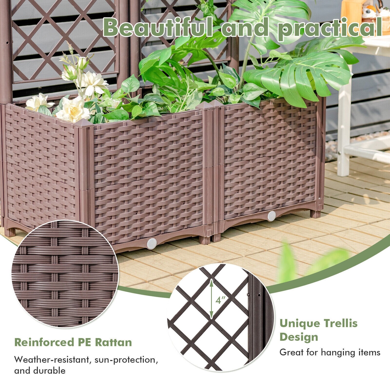 Poinic CWGT3767CF Raised-Planter-Boxes - View #5