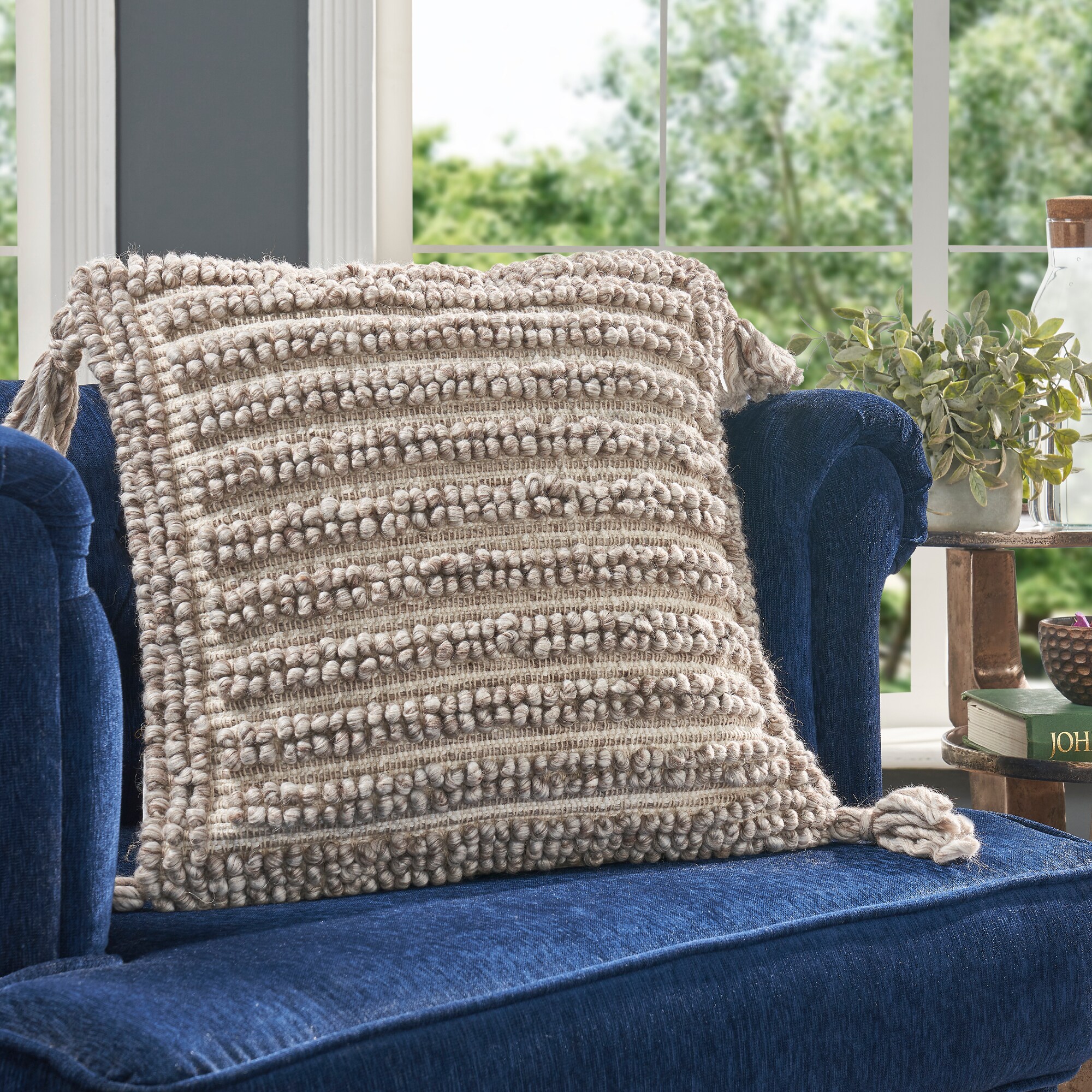 Modern Threads 5DECPLWE-D36-ST  Decorative pillow cover 18 x 18 Terra