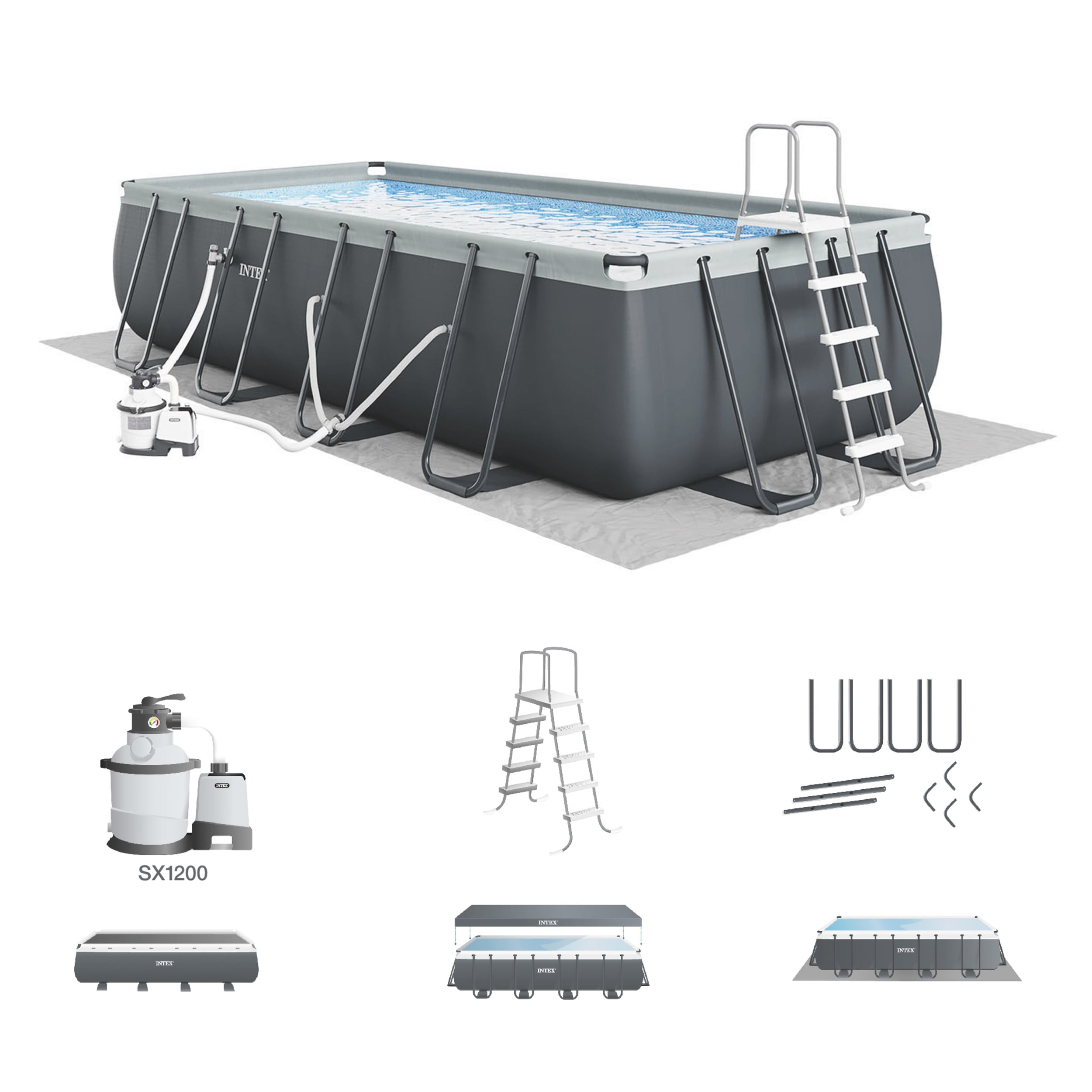 Above-Ground Pools Includes Ladder