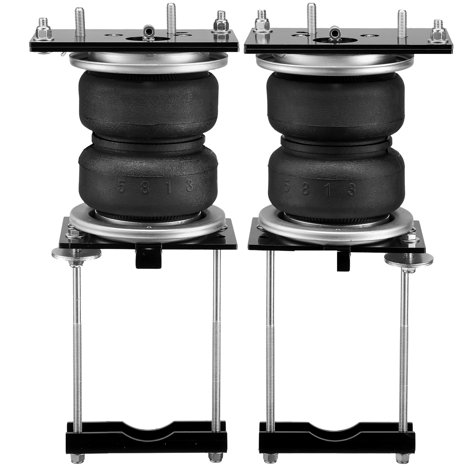 VEVOR AQQNXJTJ5000SLLB7V0 Air Bag Suspension Kit, Air Springs Suspension Bag Kit Compatible with 2014-2023 Dodge Ram 2500 2WD 4WD, 5000 lbs Loading, 5 to 100 PSI