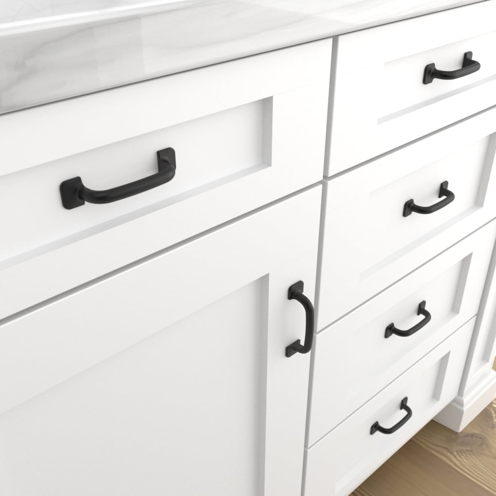 allen + roth CAB-076-R2116-MB-6P Cabinet-Pulls - View #3