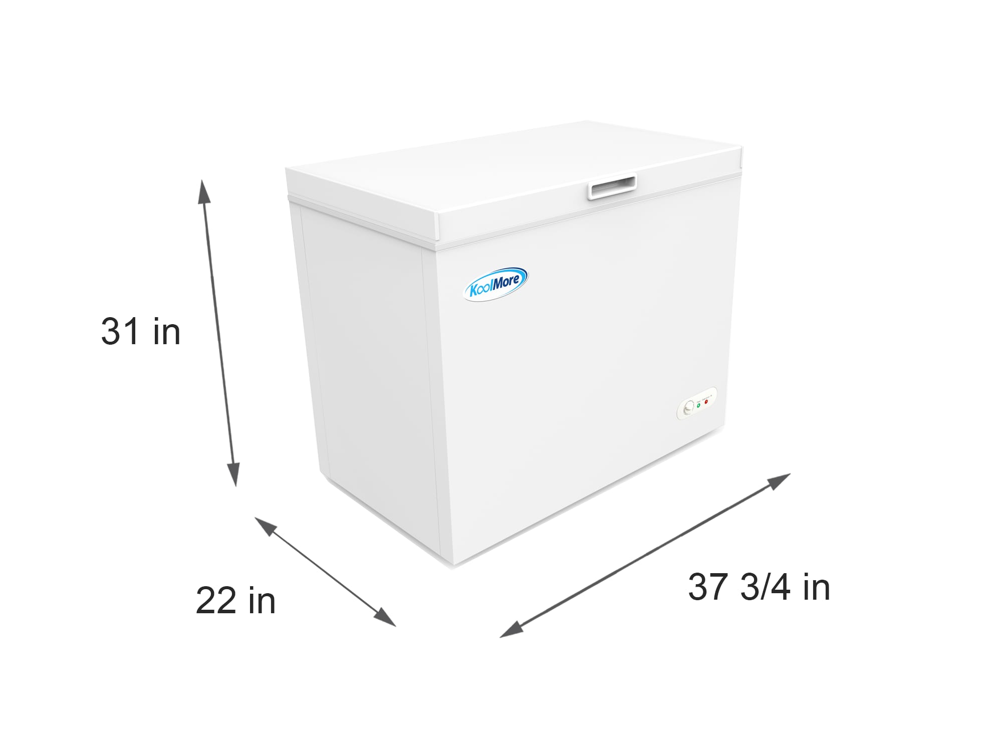 KoolMore LOW-SCF-7C Commercial-Freezers - View #3