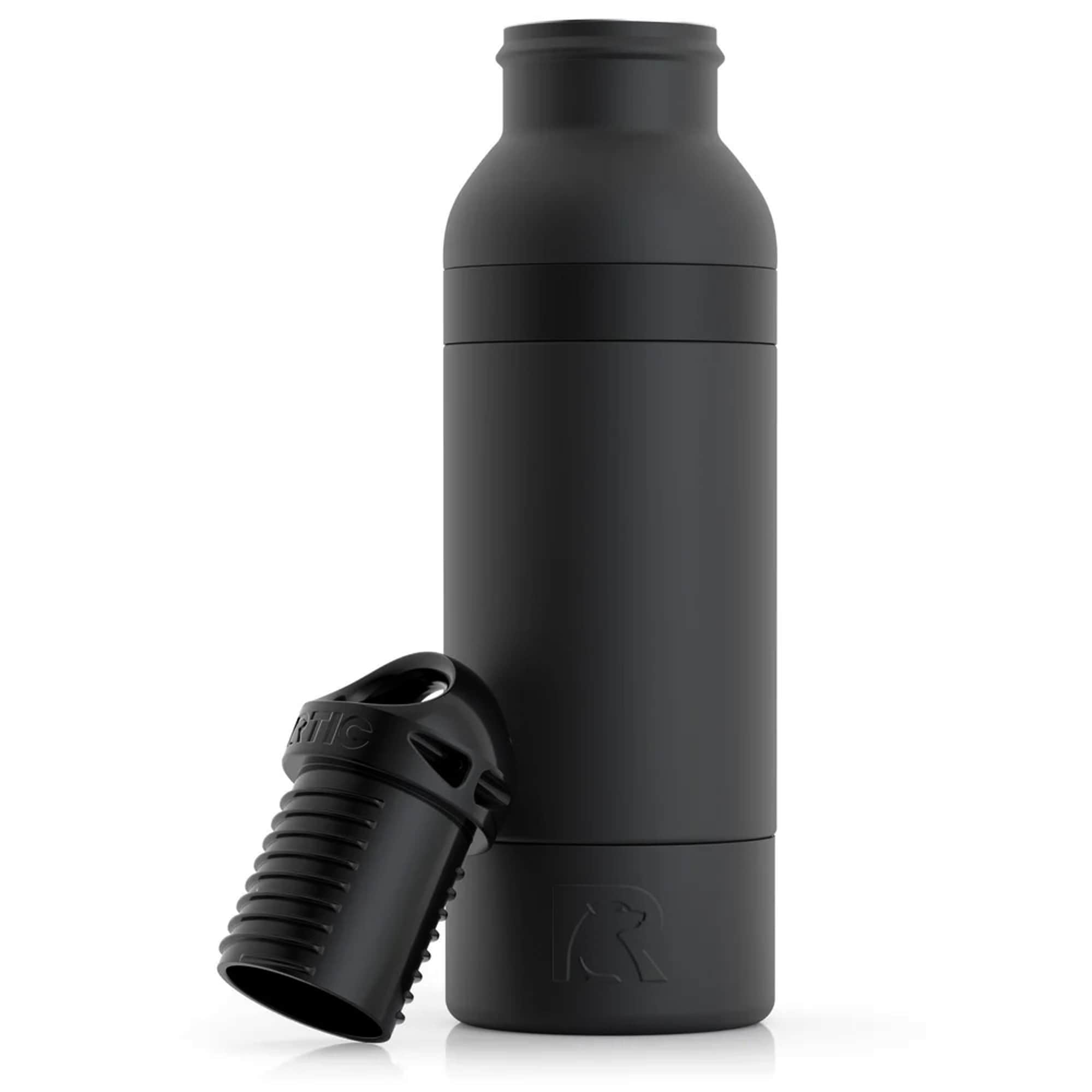 RTIC Outdoors Water Bottle Lid Open Flow Flex Top Plastic Black Twist Cap  in the Drinkware Accessories department at