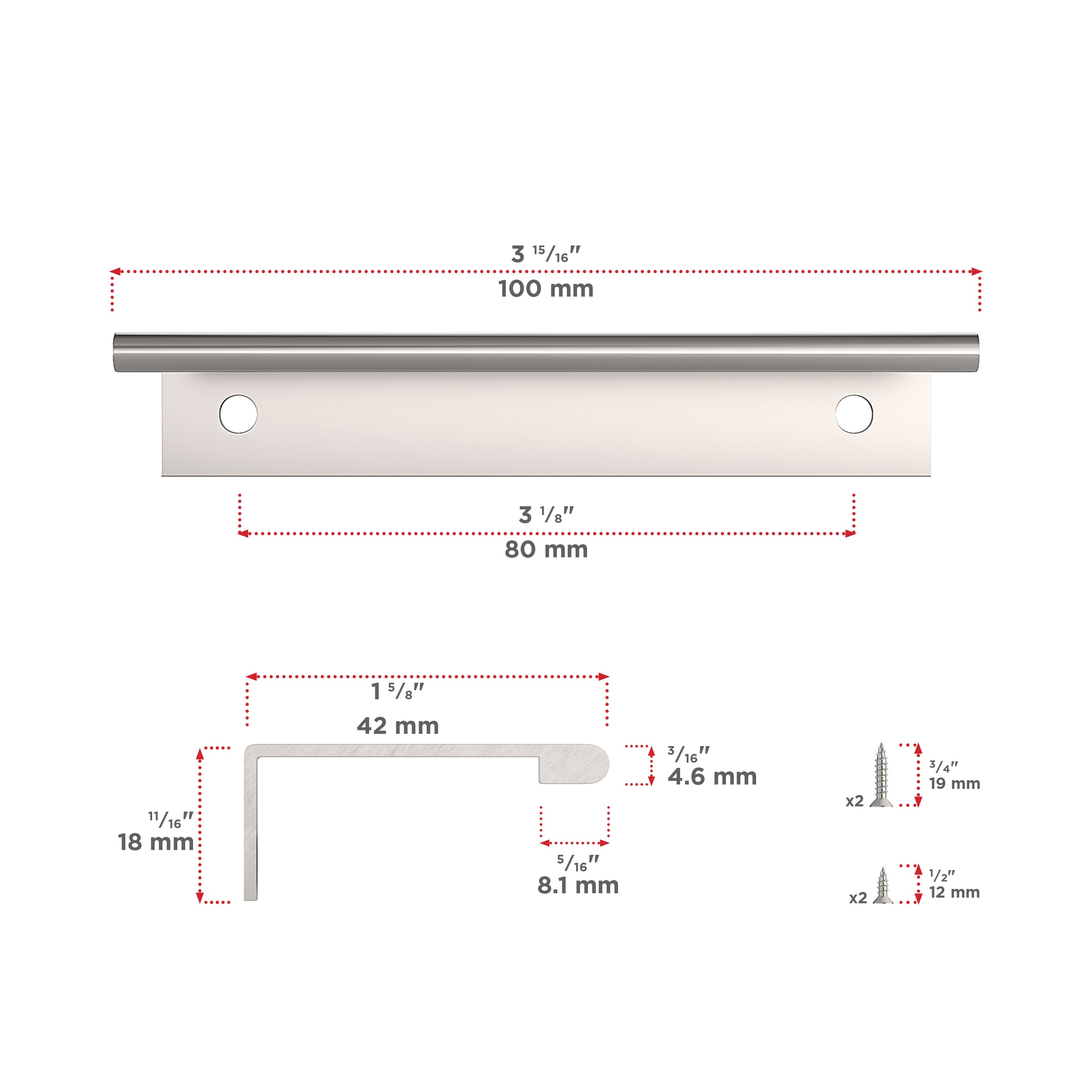 Richelieu BP989880170 Cabinet-Pulls - View #4