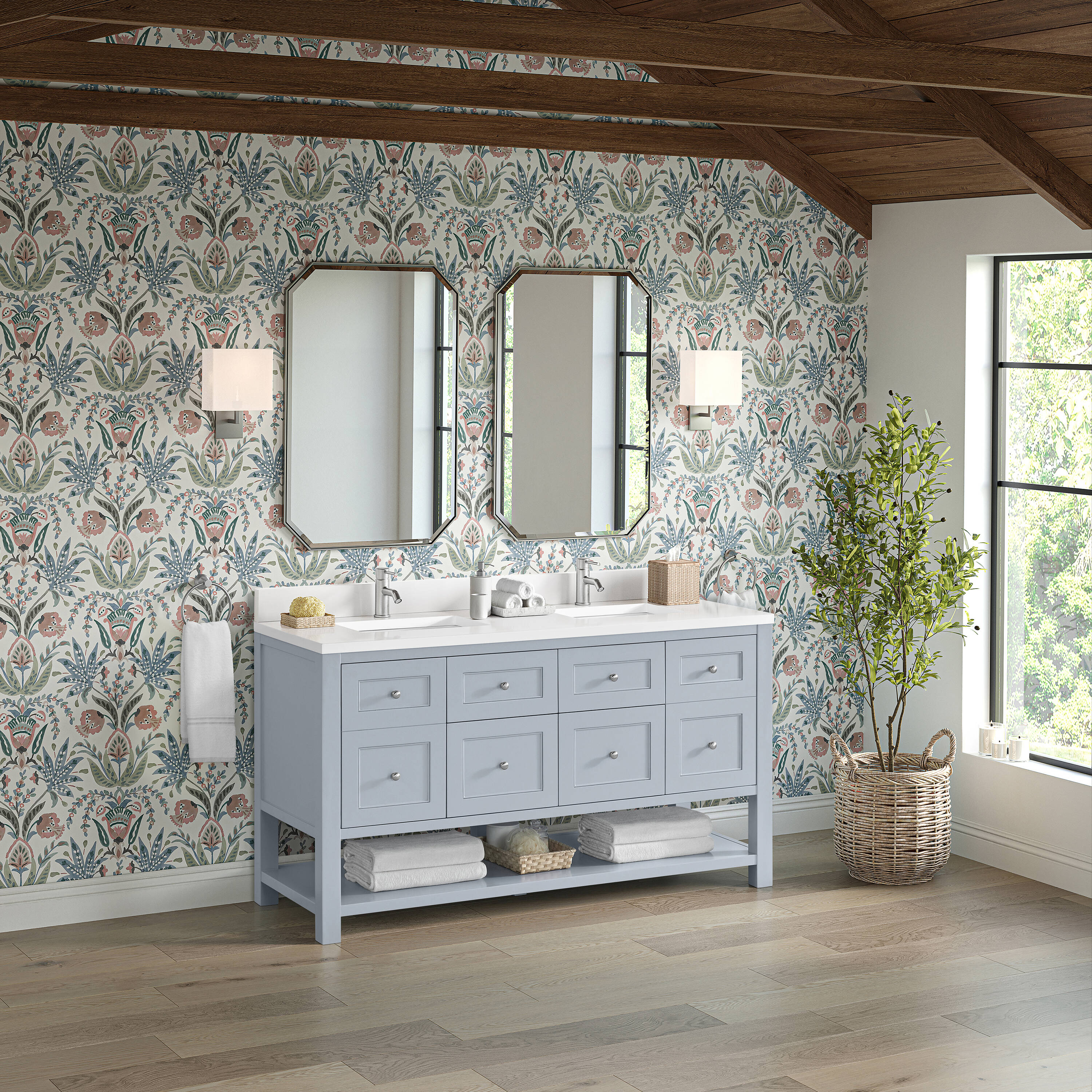 James Martin Vanities 330-V60D-SRB-1WZ Bath-Vanity-Combo - View #3