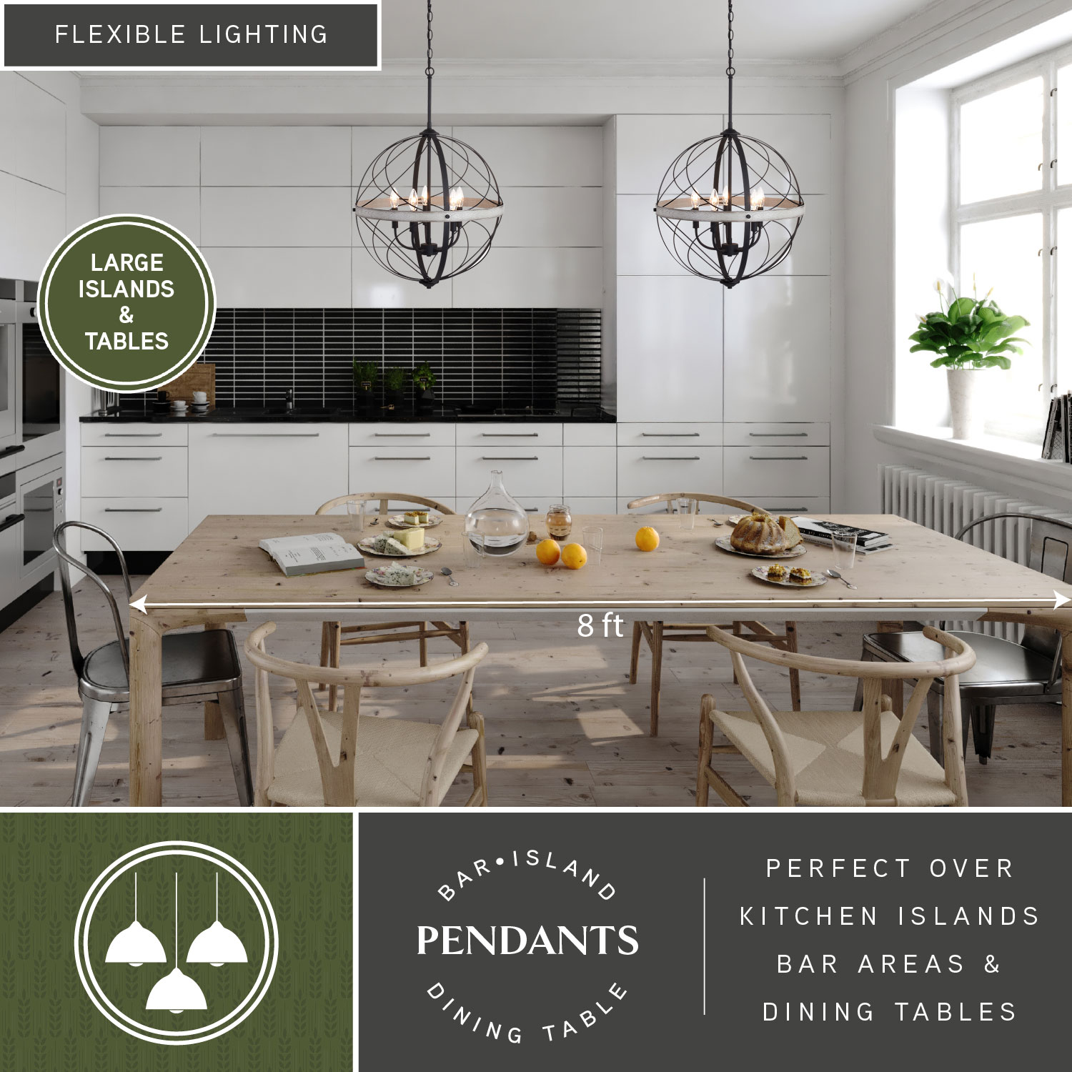 Cascadia P0355 Pendant-Lights - View #2