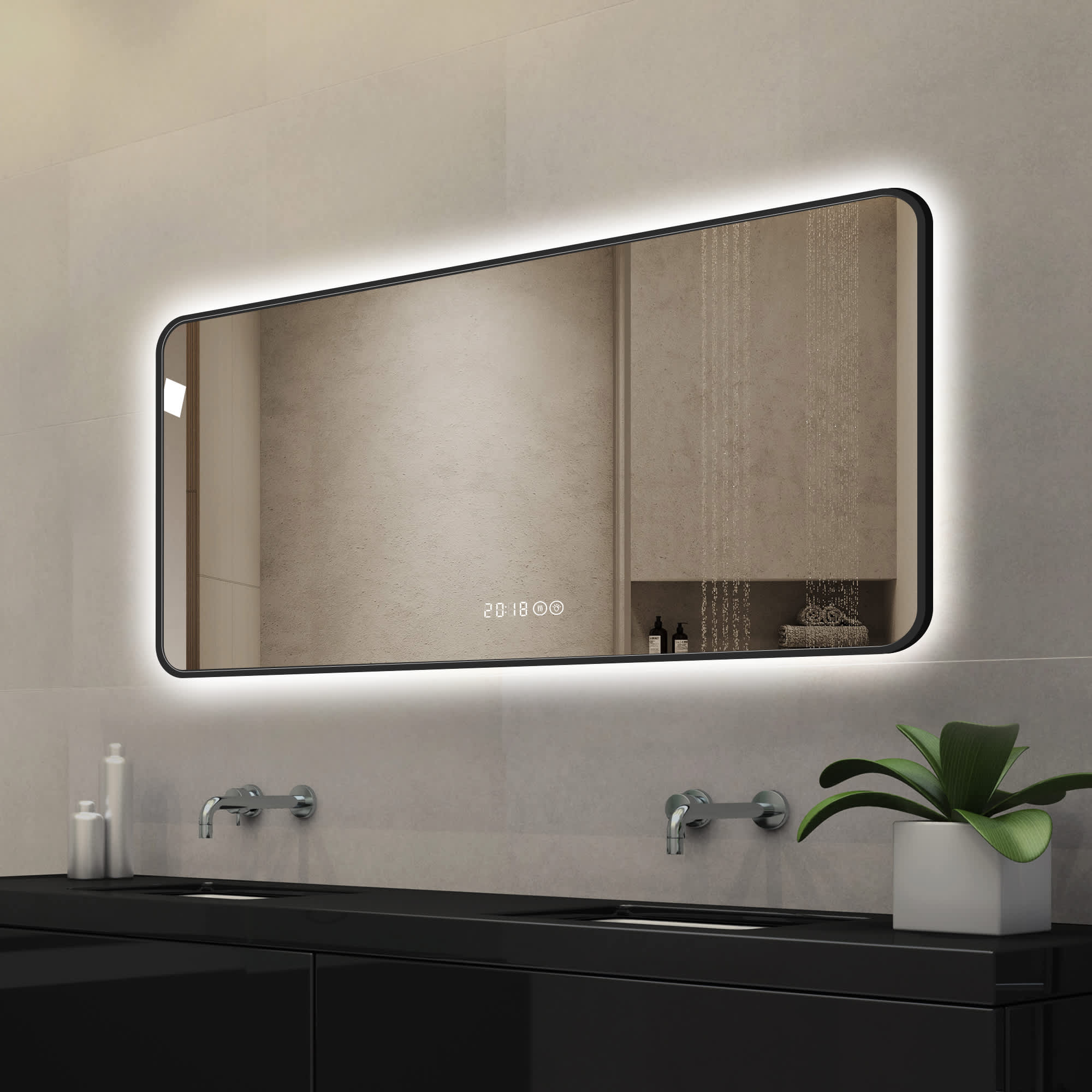 CIPACHO 711648503883 Framed-Bath-Mirrors - View #6
