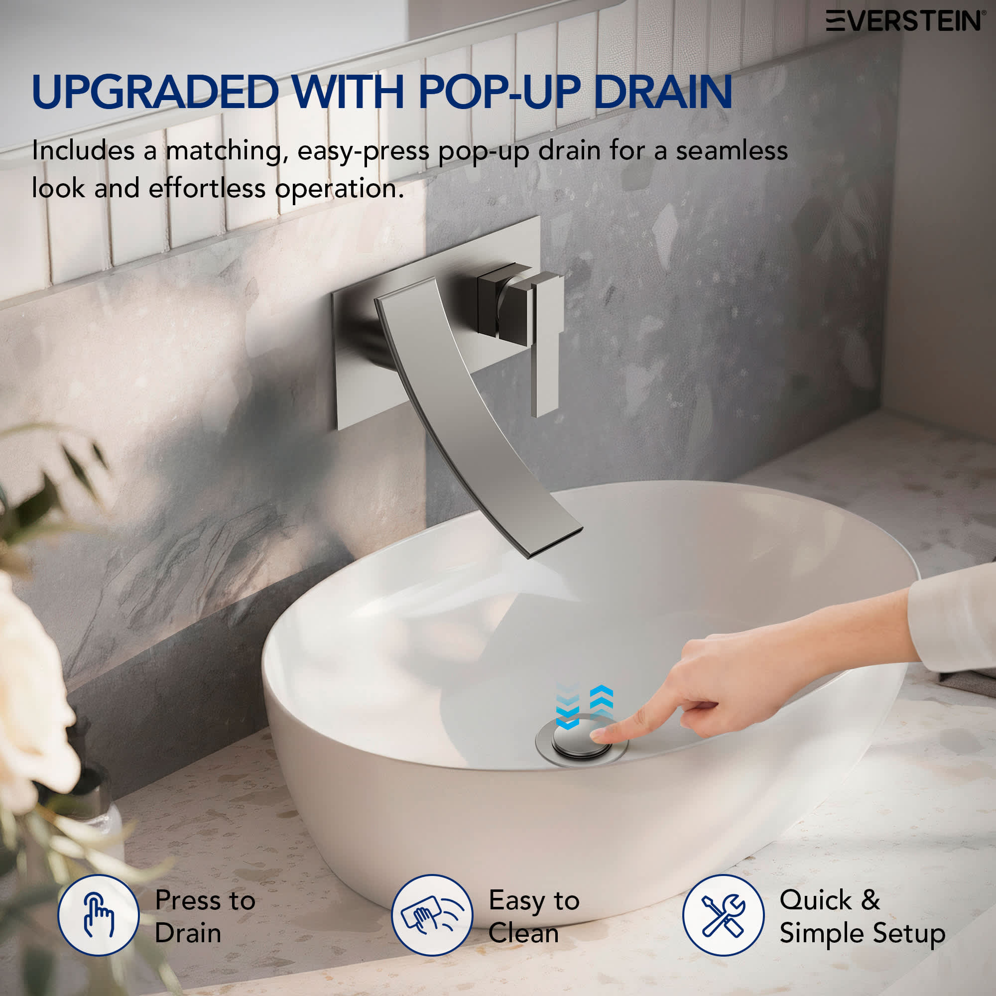 EVERSTEIN SFS-1305B-NK Lavatory-Faucets - View #7