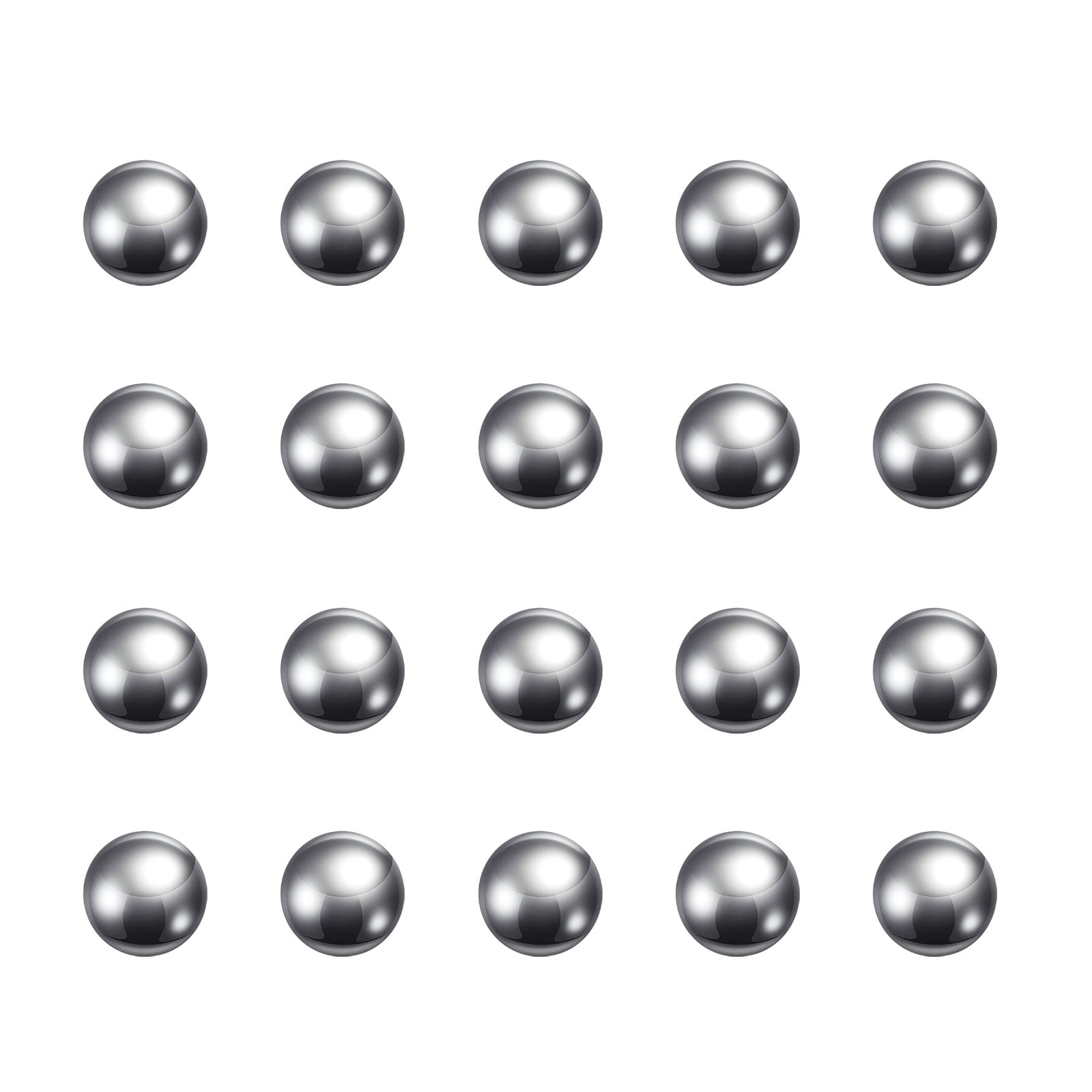 Unique Bargains 100pcs 10mm Carbon Steel Bearing Balls Precision Polished #S25120900UX4285