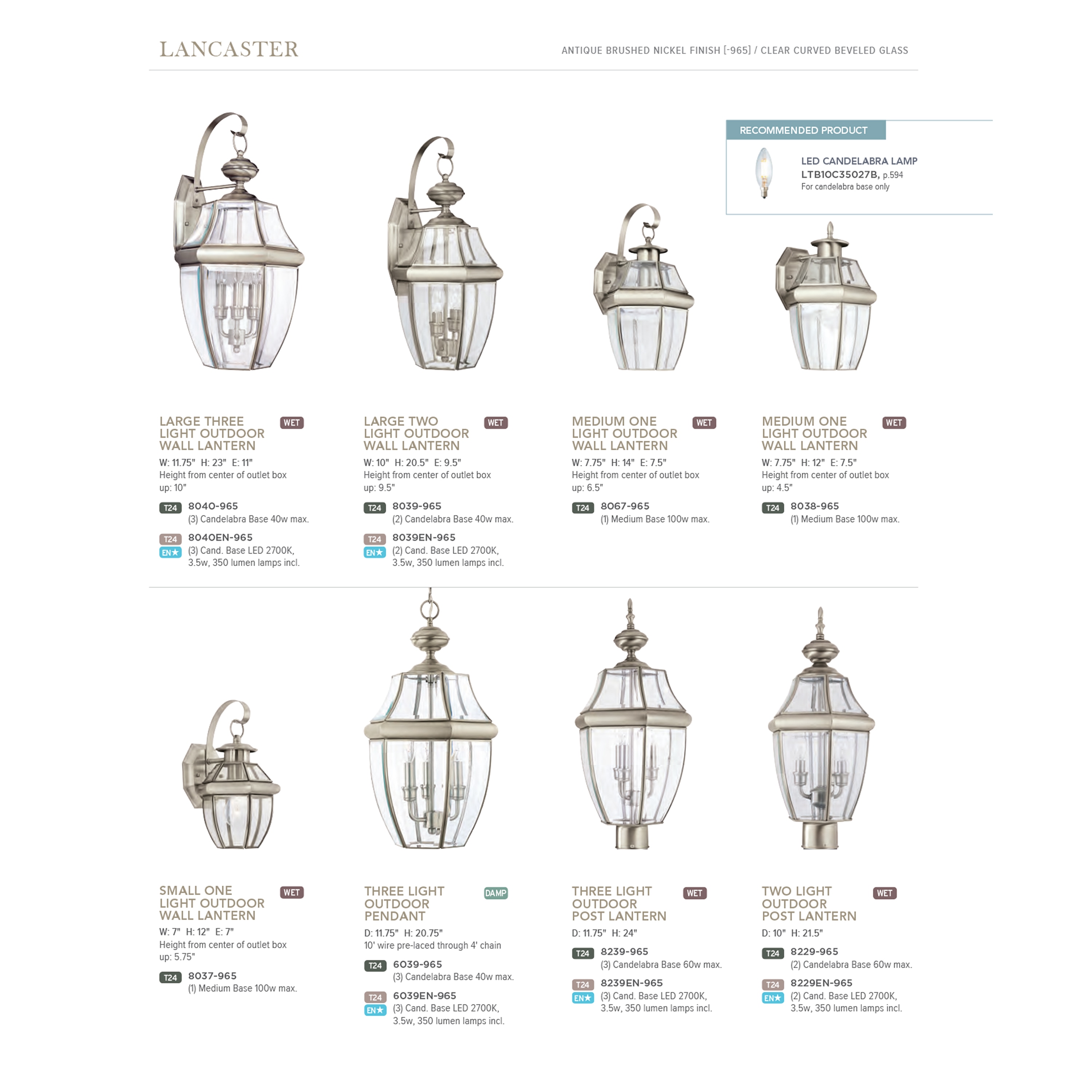 Generation Lighting 8039-965 Outdoor-Wall-Lighting - View #3