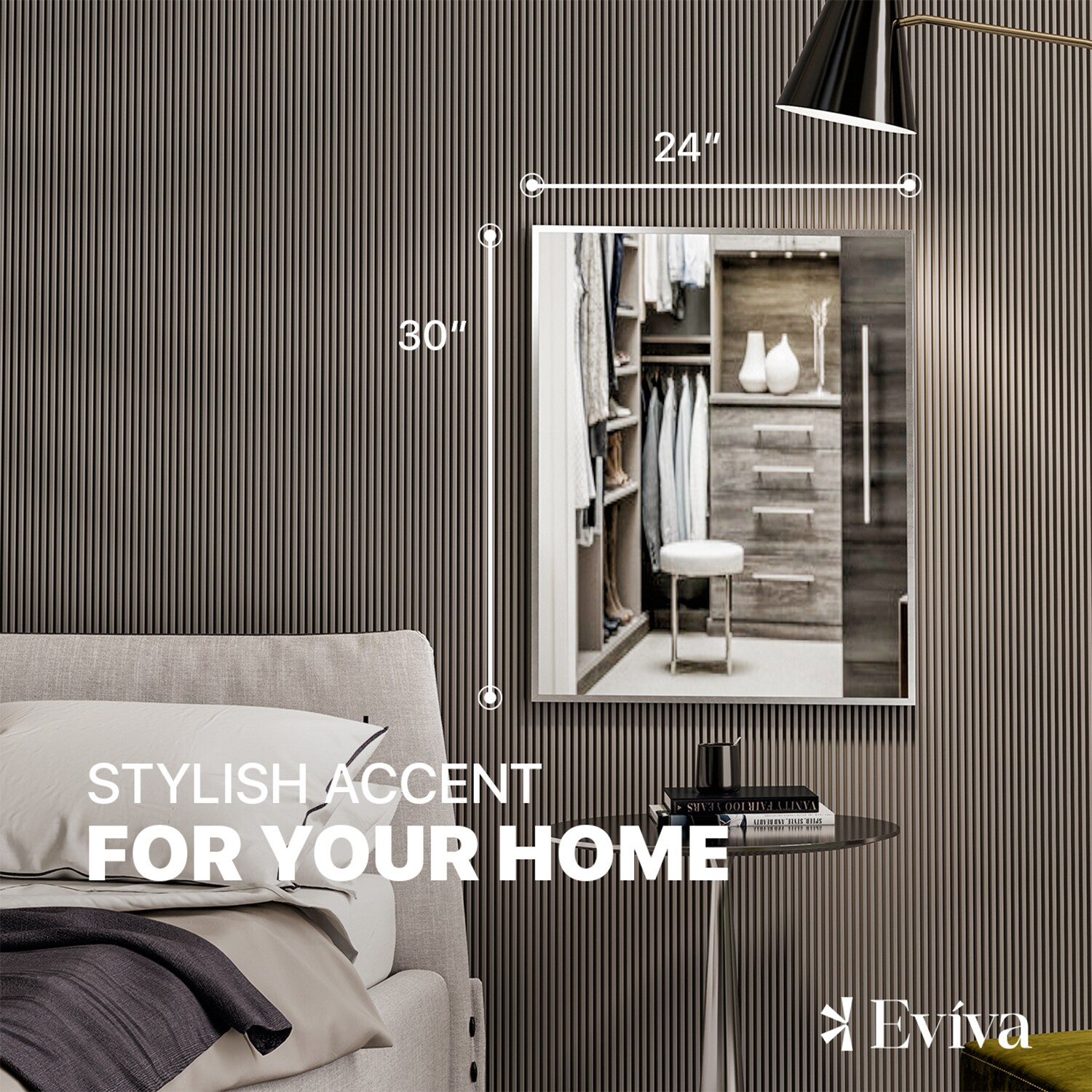 Eviva EVMR-24X30-CH Decor-Mirrors - View #2