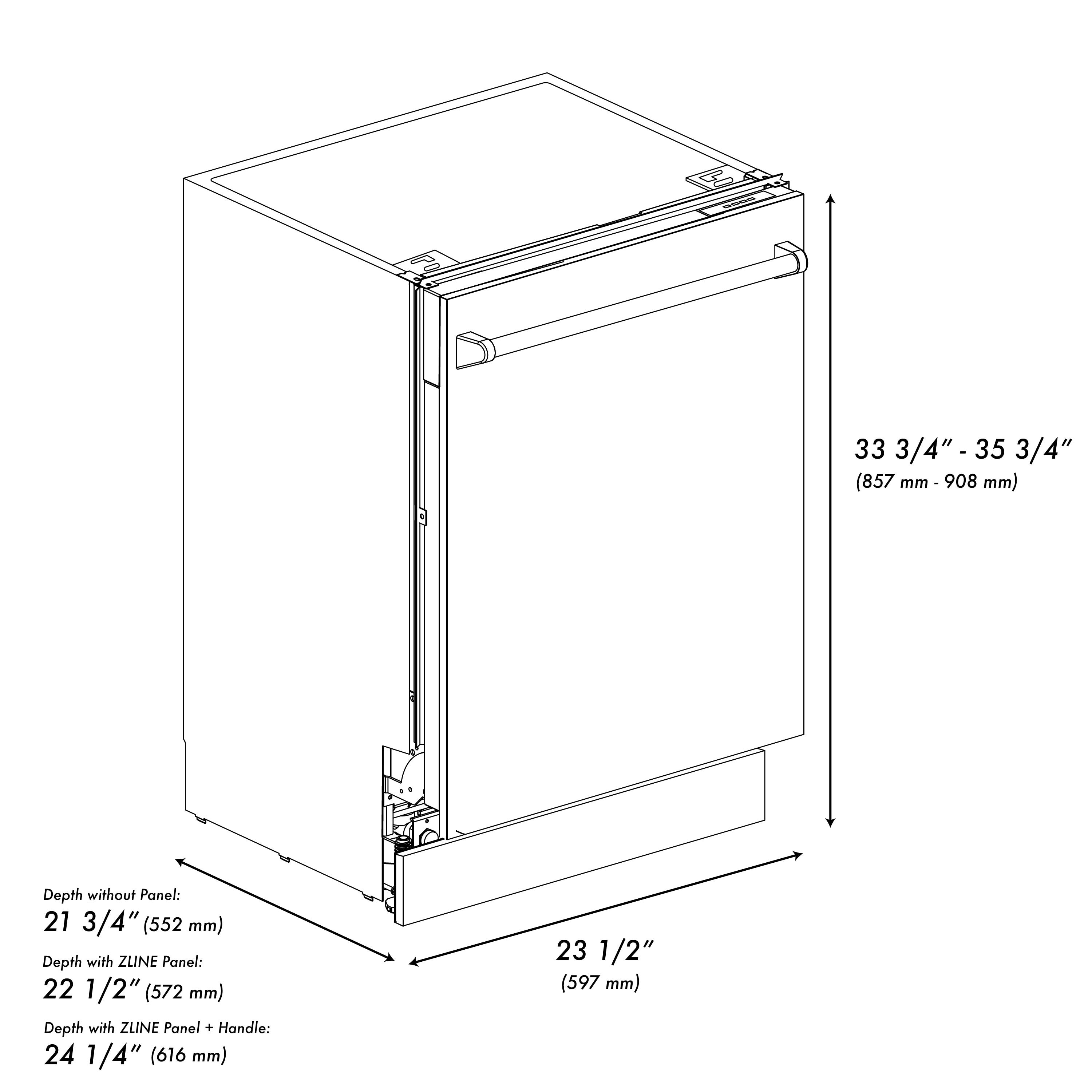 ZLINE KITCHEN & BATH Autograph Edition Top Control 24-in Built-In ...