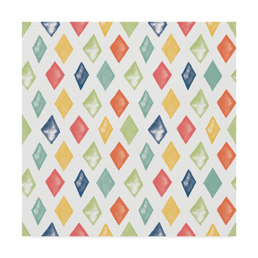 Trademark Fine Art WAP07616-C1818GG Framed 18-in H x 18-in W Abstract Print on Canvas