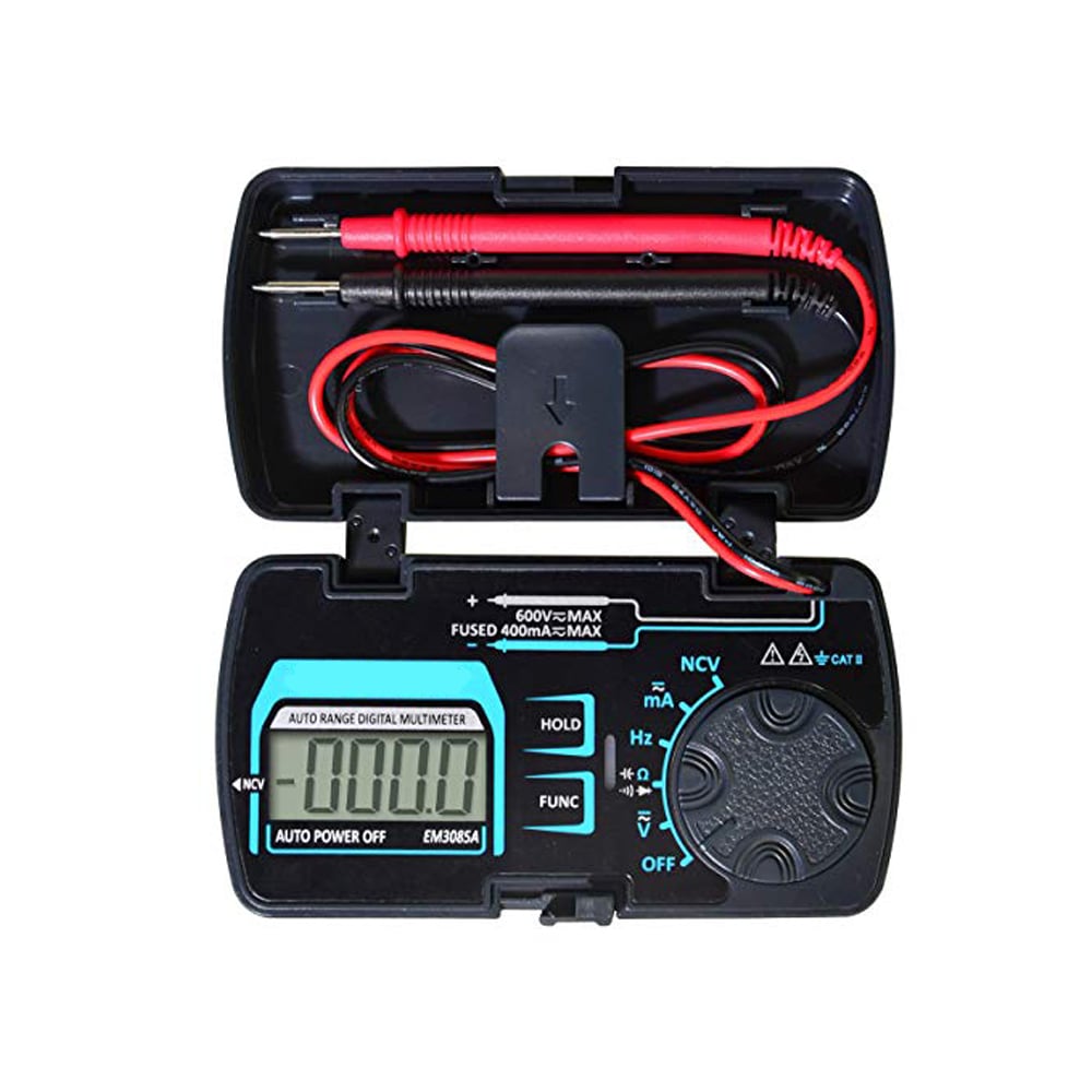 Etokfoks pocket digital multimeter auto range ac dc voltage current resistance capacitance continuity and frequency tester #LETIL3JKJ