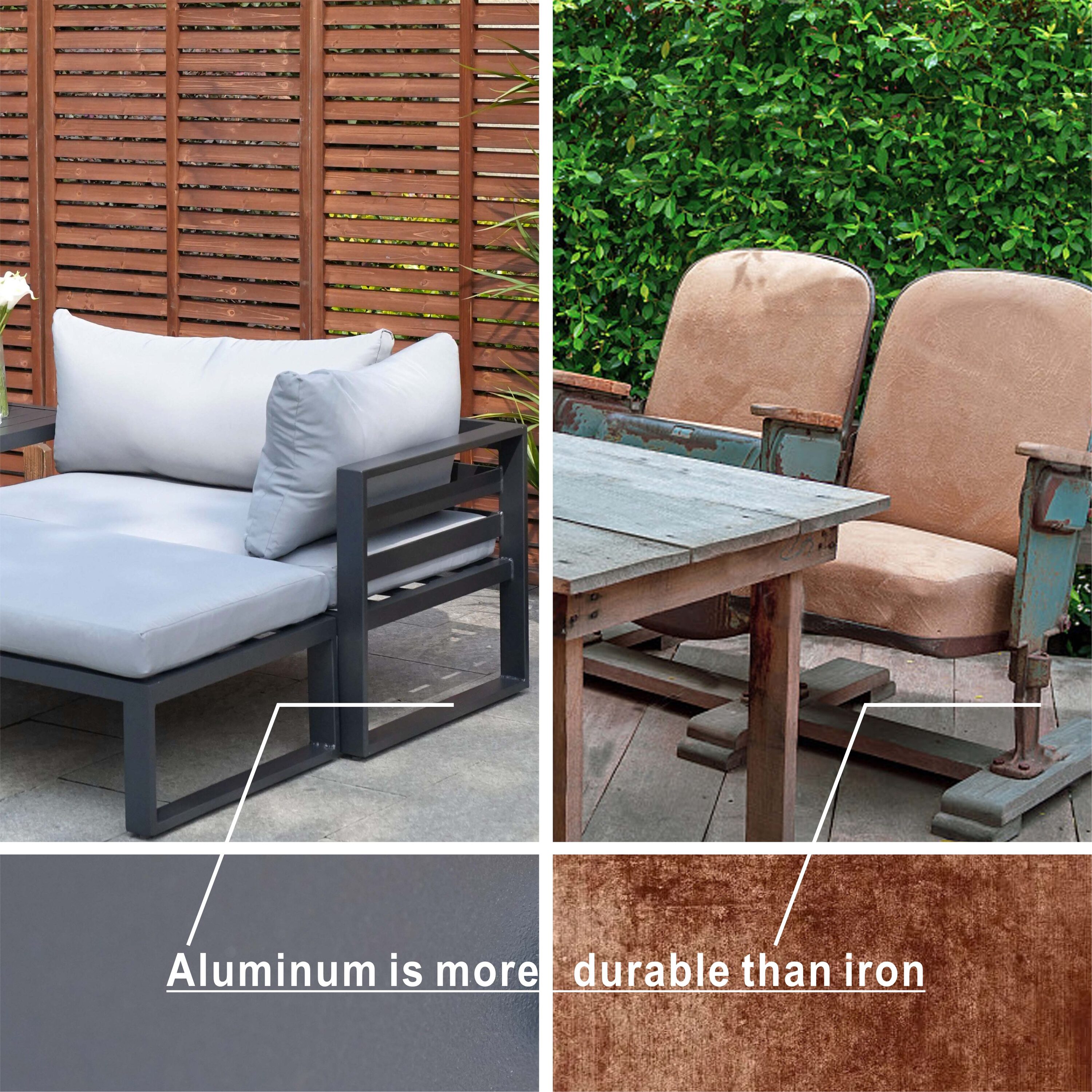 Direct Wicker DWG-50128G&2333BR Patio-Conversation-Sets - View #5
