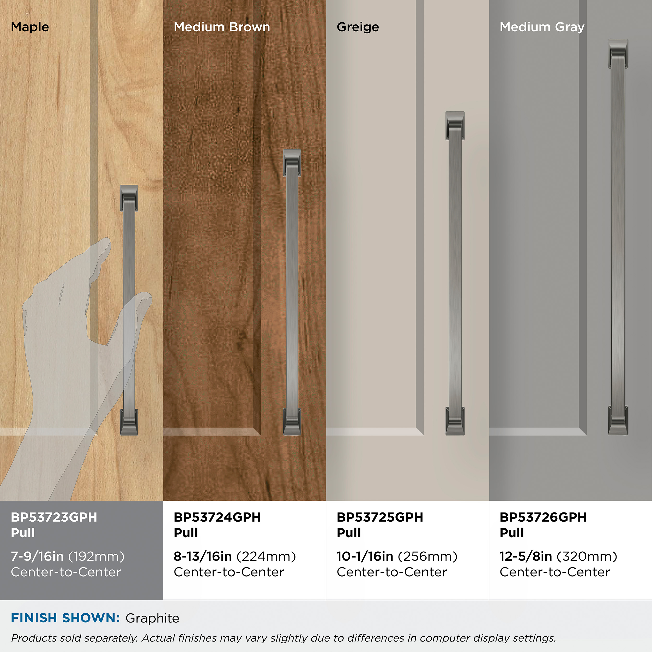 Amerock BP53723GPH Cabinet-Pulls - View #6