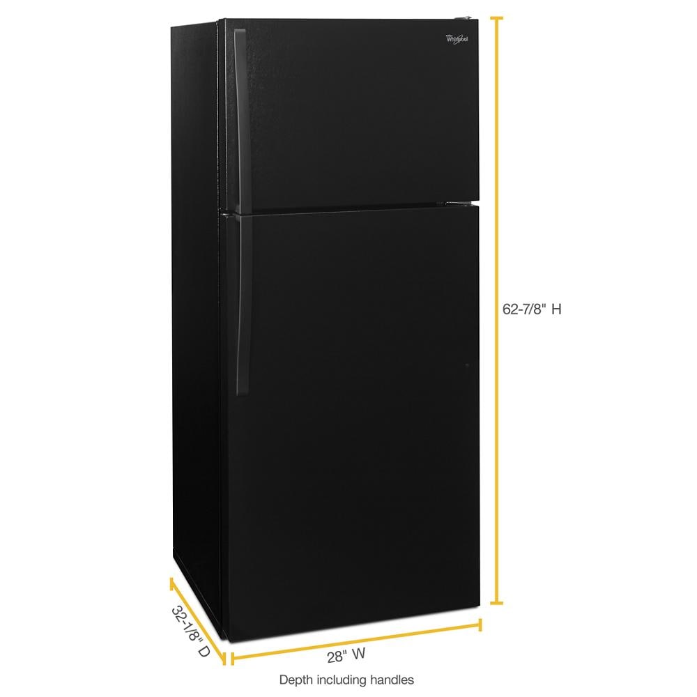 Whirlpool WRT134TFDB Top-Freezer-Refrigerators - View #5
