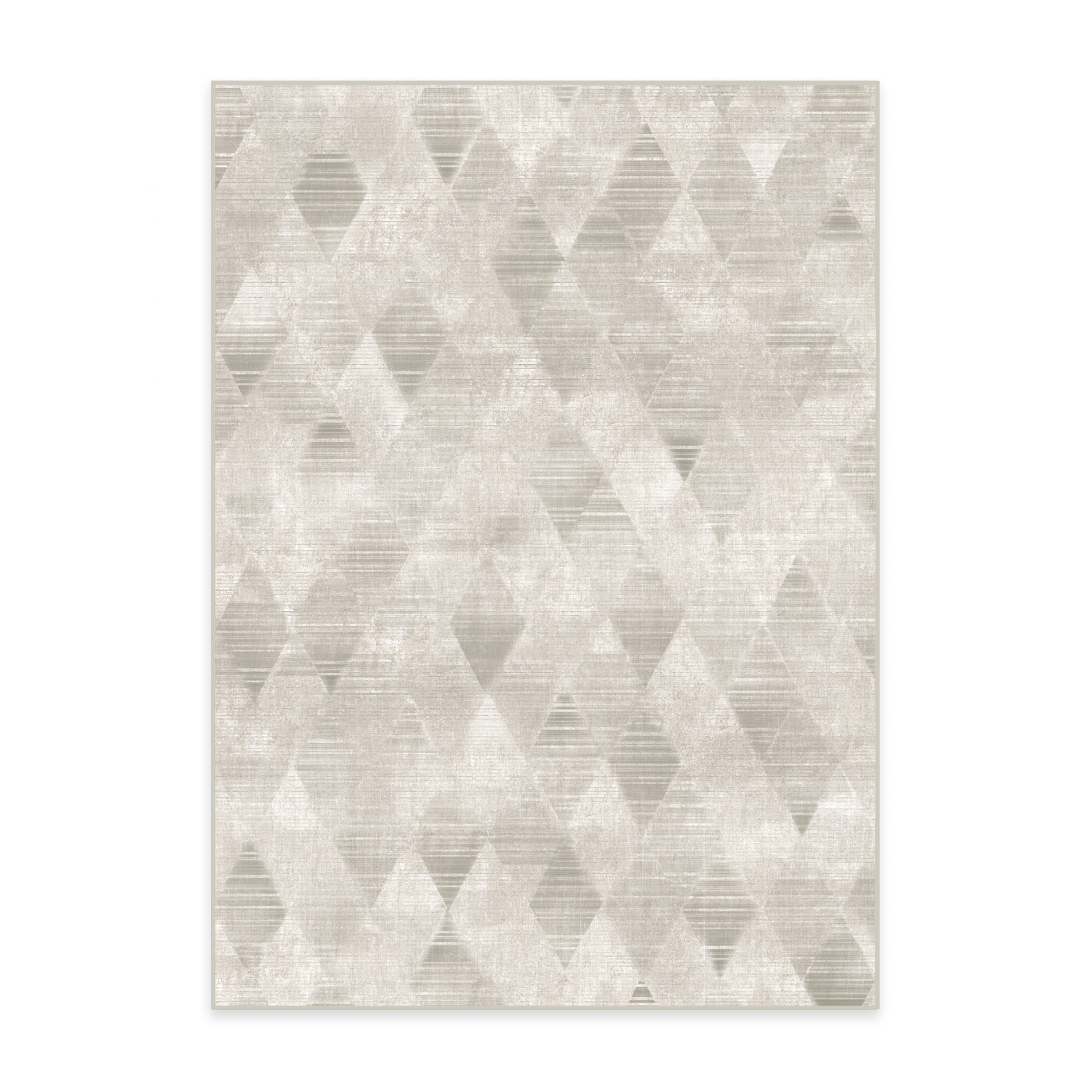 Ruggable 0403-05X07 Kavi 5 x 7 (ft) Chenille Mosaic Stone Rectangular Indoor Geometric Machine washable Area rug