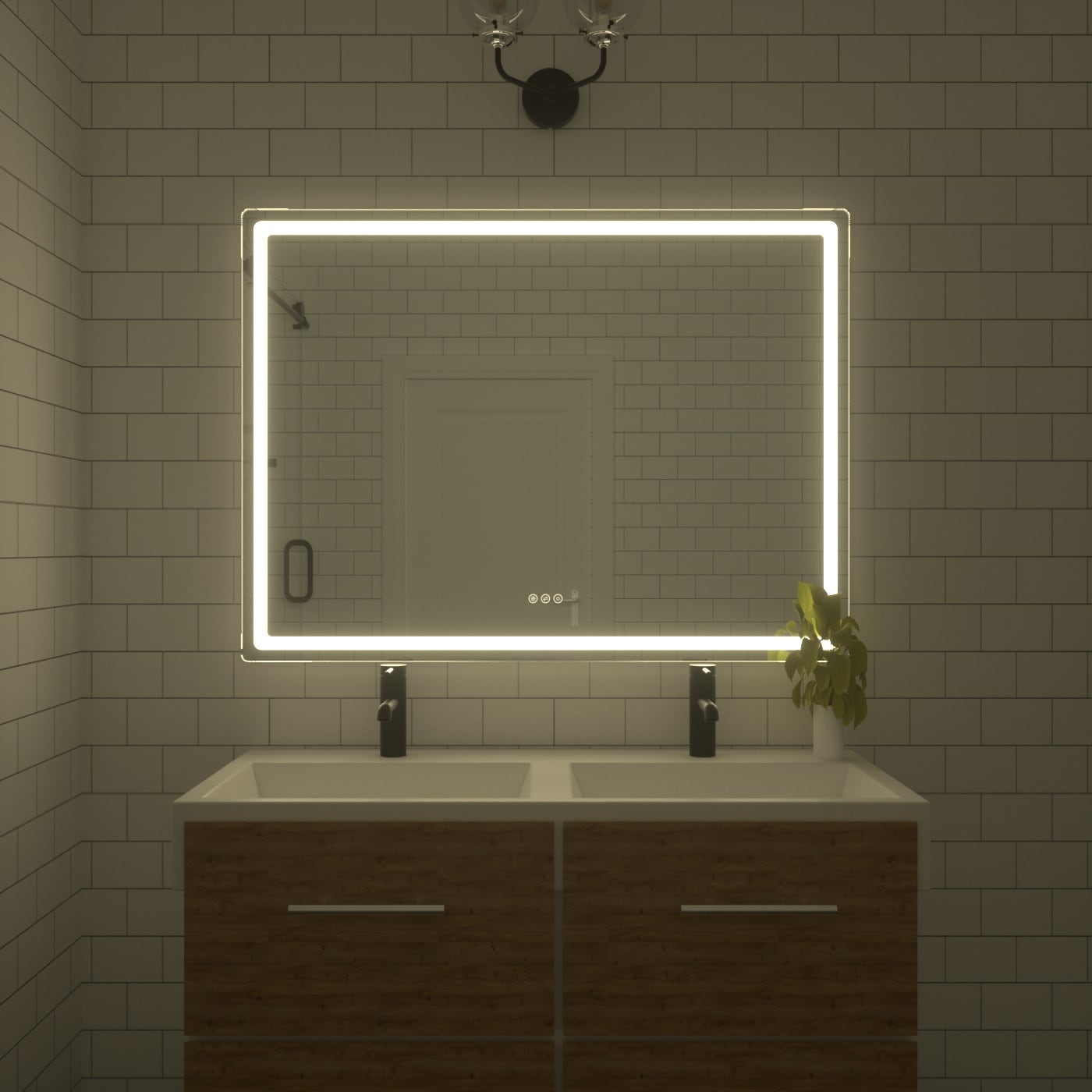 Bayfeve BFKF-4836U4-MIR Framed-Bath-Mirrors - View #17