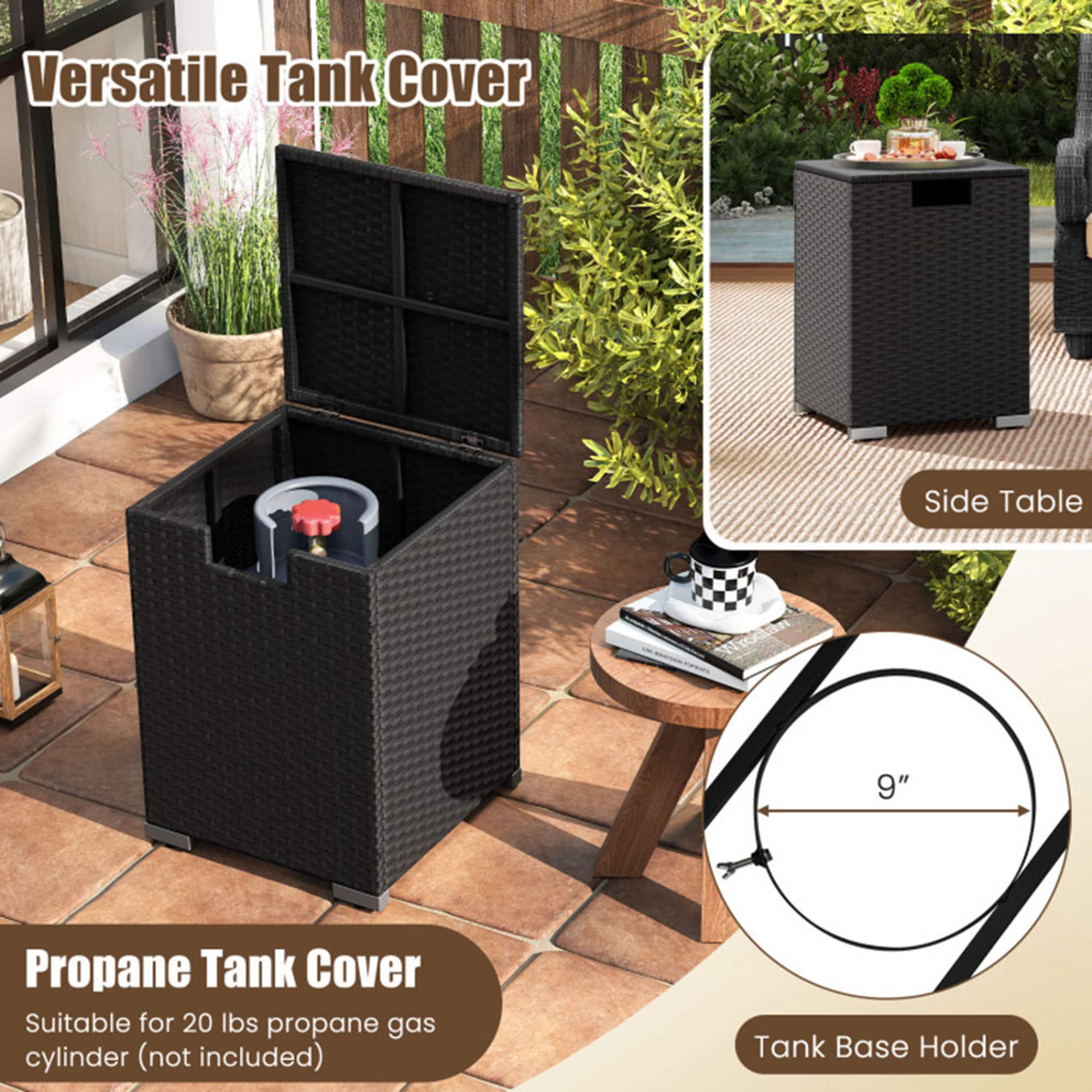 Clihome CL-NP12223DK Outdoor-Gas-Firepits - View #7